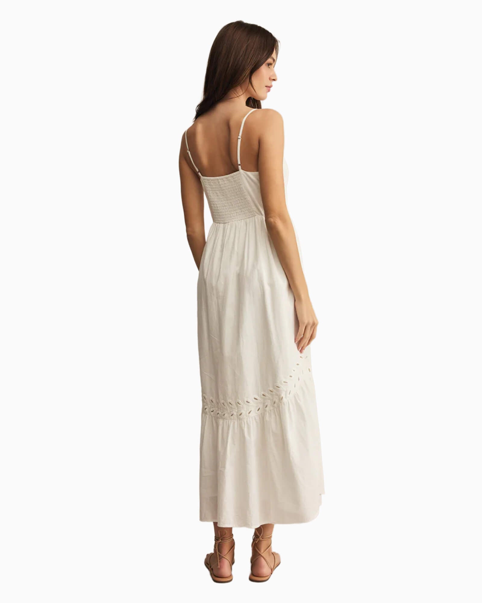 Citadelle Embroidered Linen Maxi Dress
