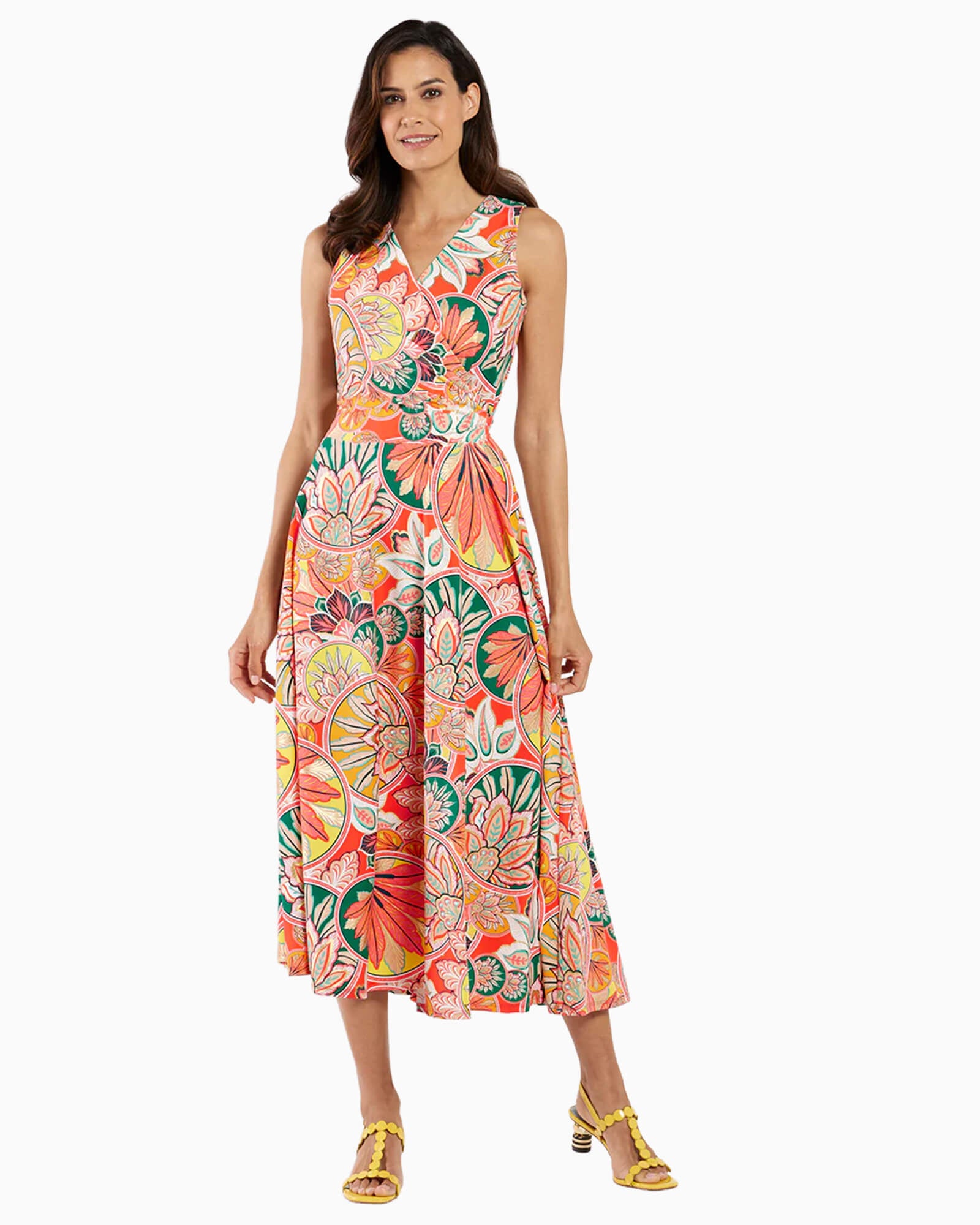 Easton Dress Stained Glass Coral