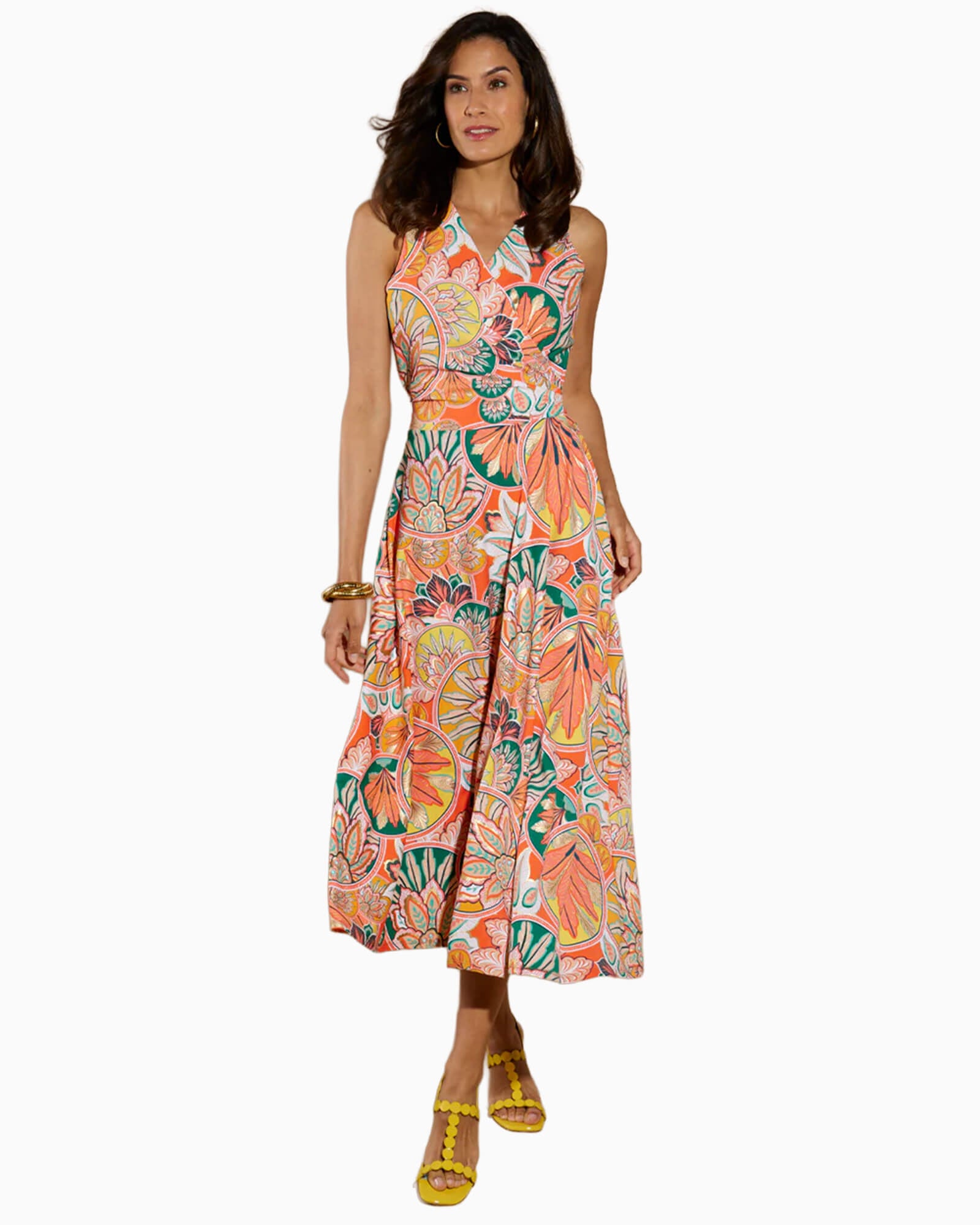 Easton Dress Stained Glass Coral