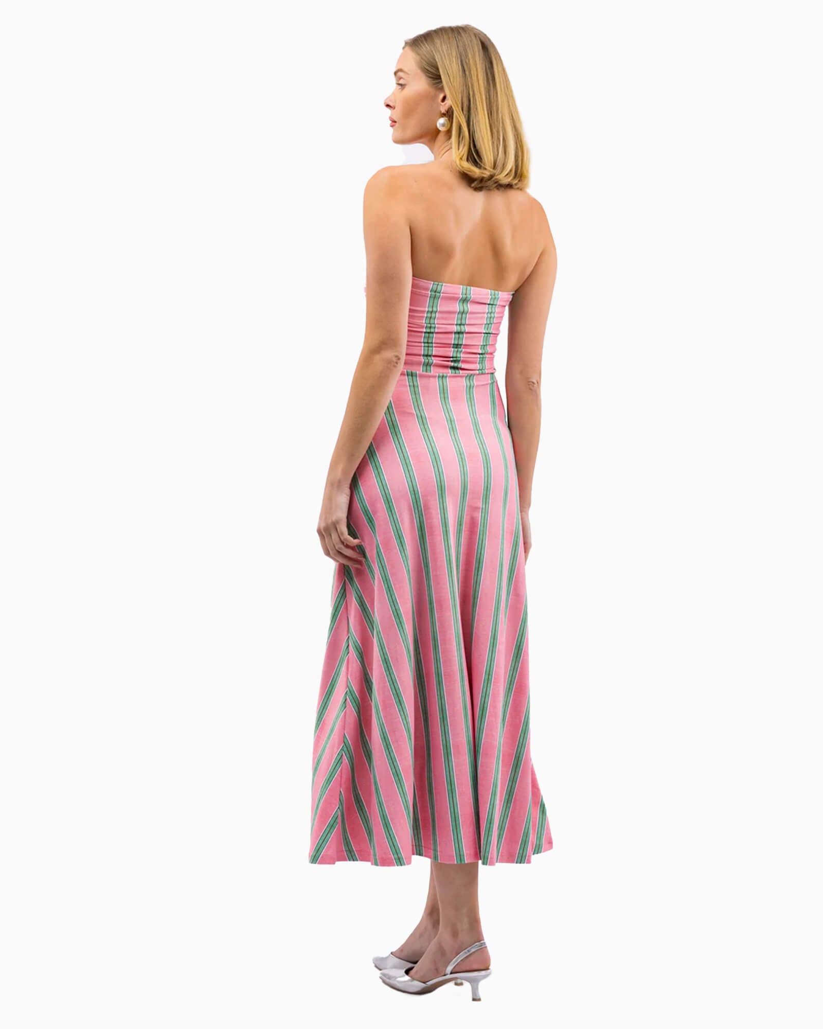 The Gloria Dress Garden Party Stripe