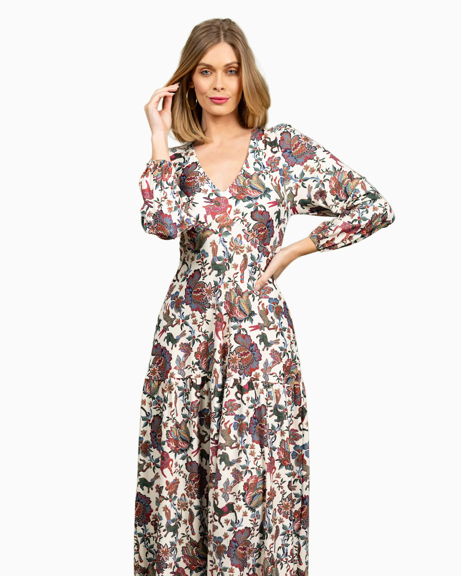 The LA Dress Woodland Flora