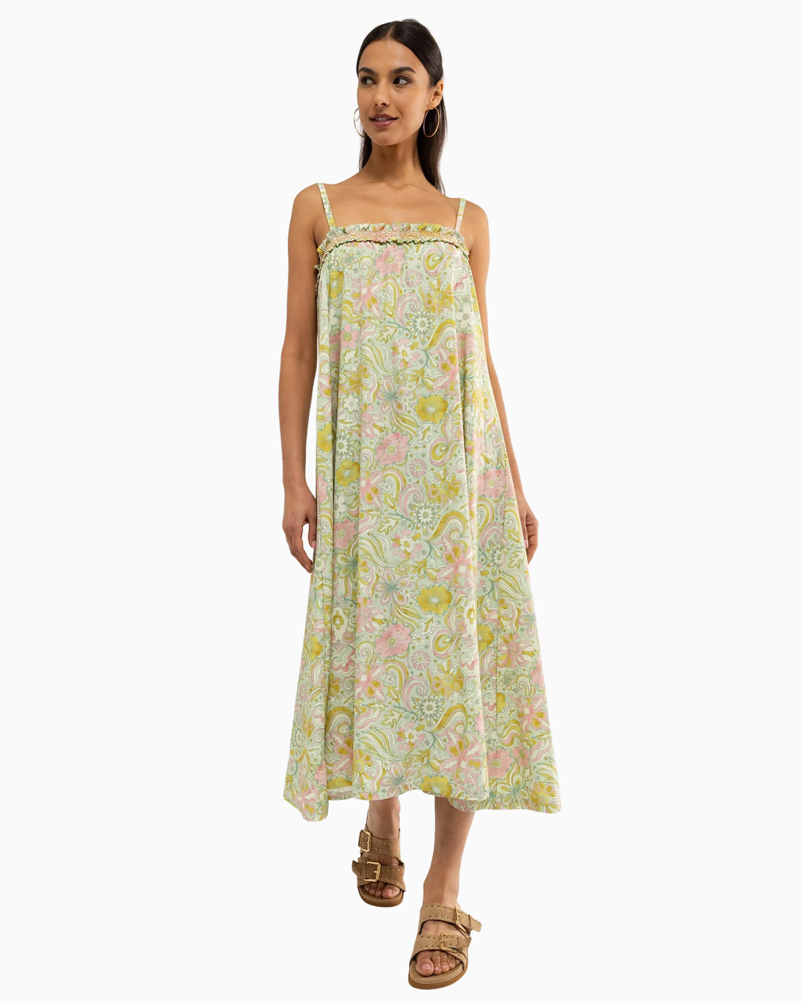 Sutton Dress Starry Eyed - Purple Poppy