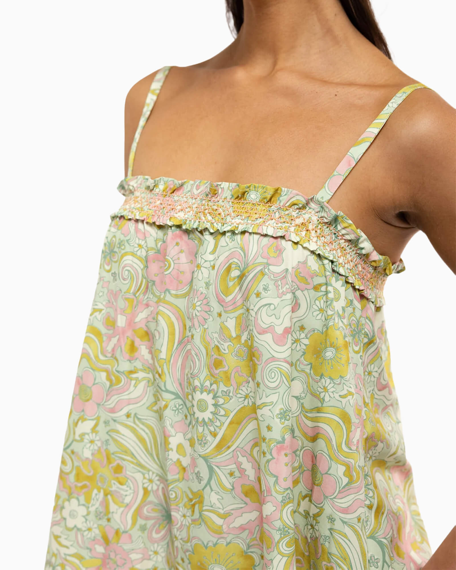 Sutton Dress Starry Eyed - Purple Poppy