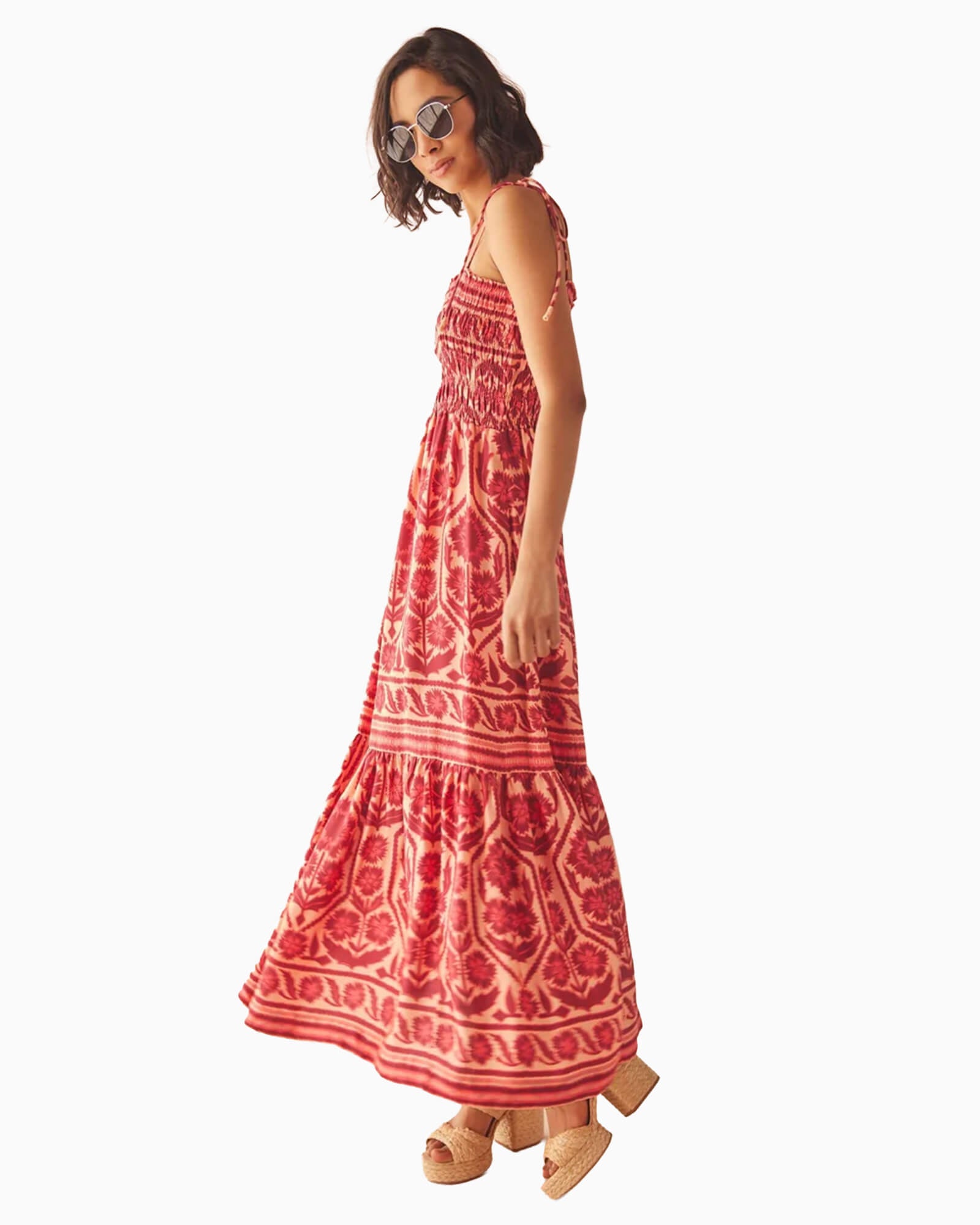 Adley Maxi Dress Tessa Goji - Purple Poppy