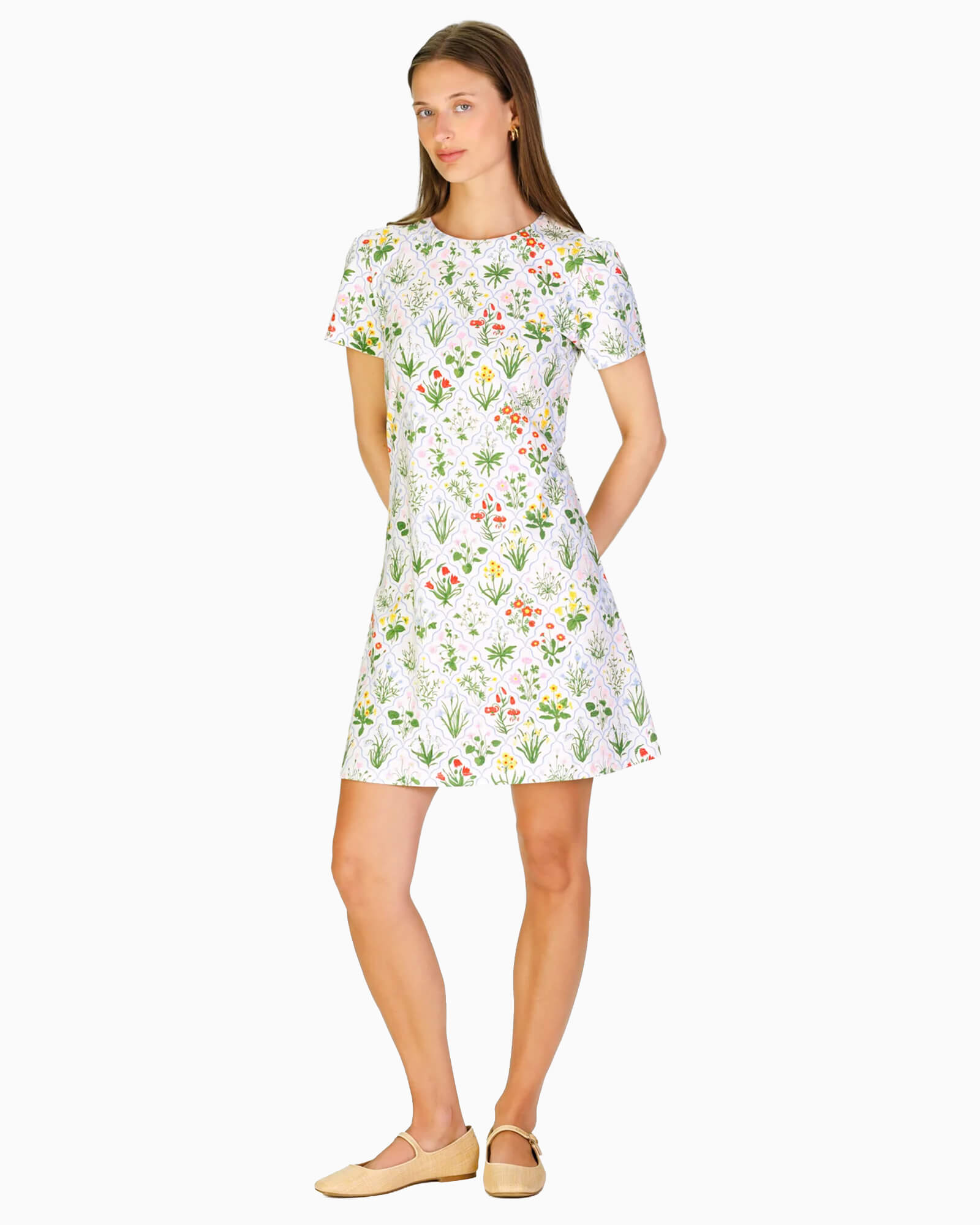 Alva Dress in Garden Lattice
