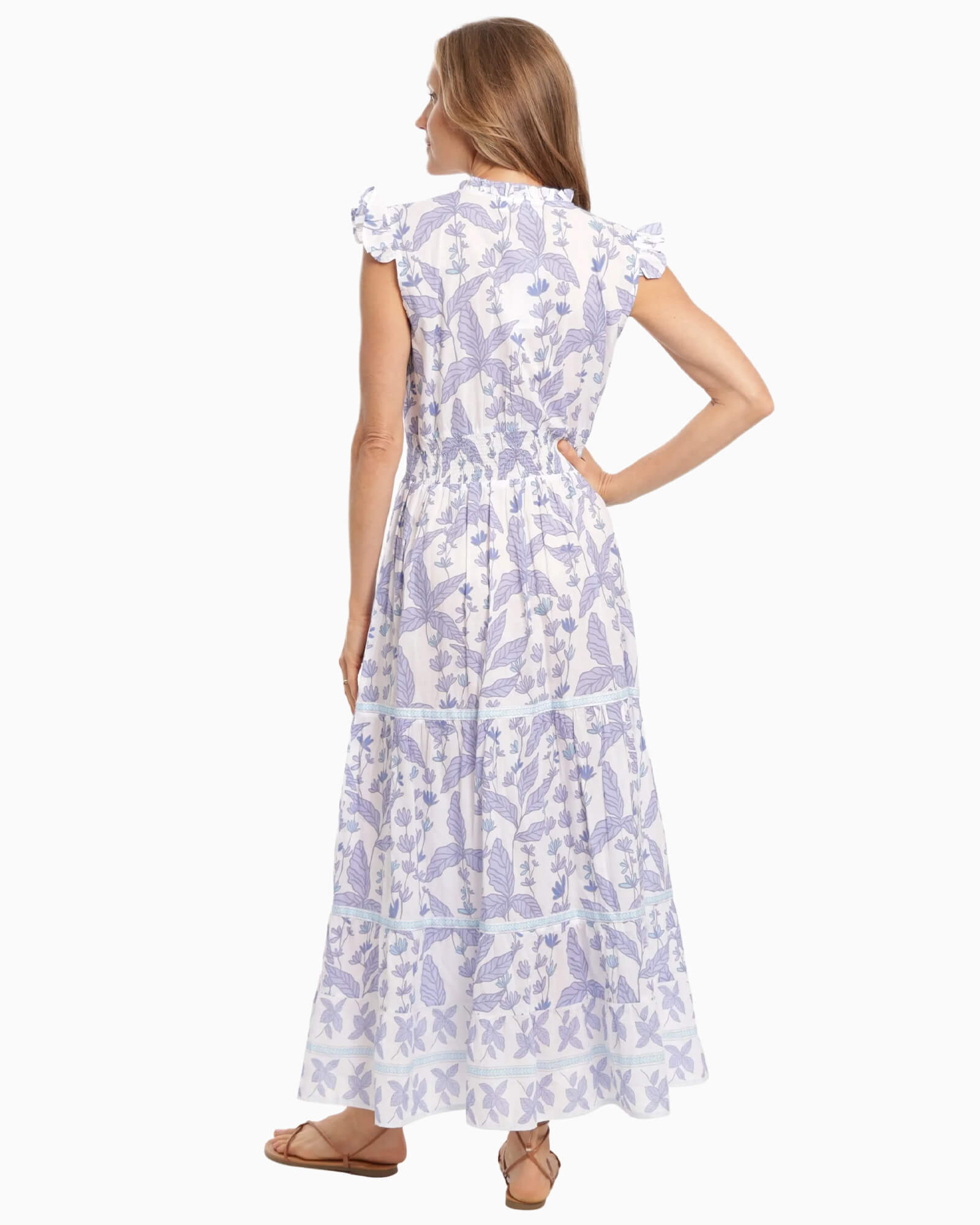 Anais Maxi Dress Lavender - Purple Poppy