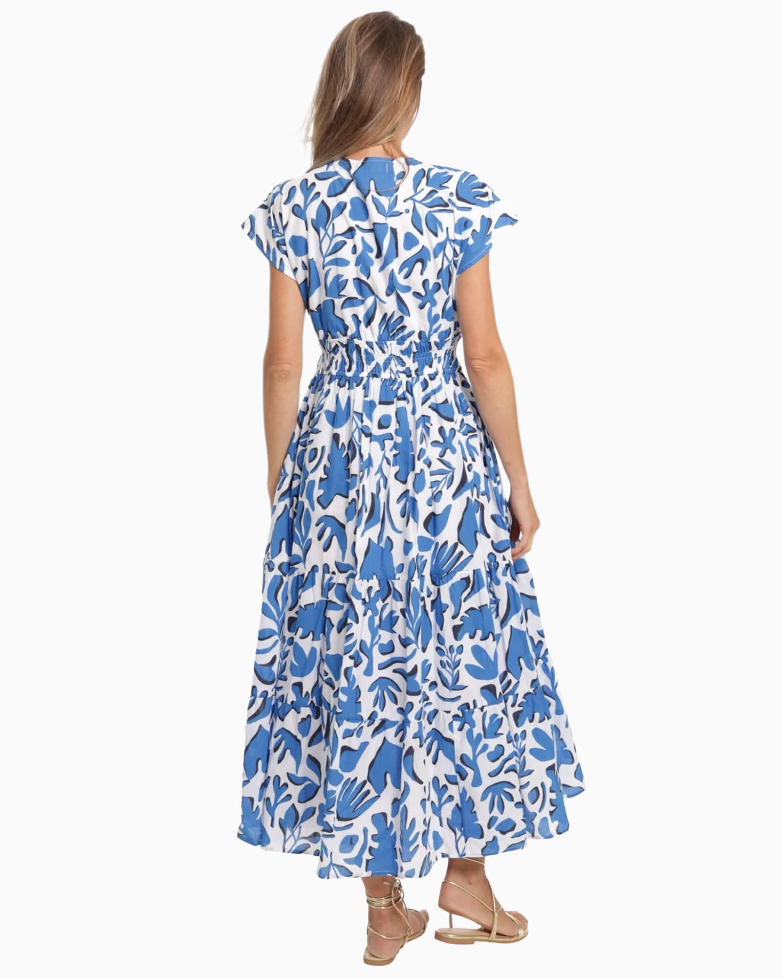 Aria Dress Cobalt Blue - Purple Poppy