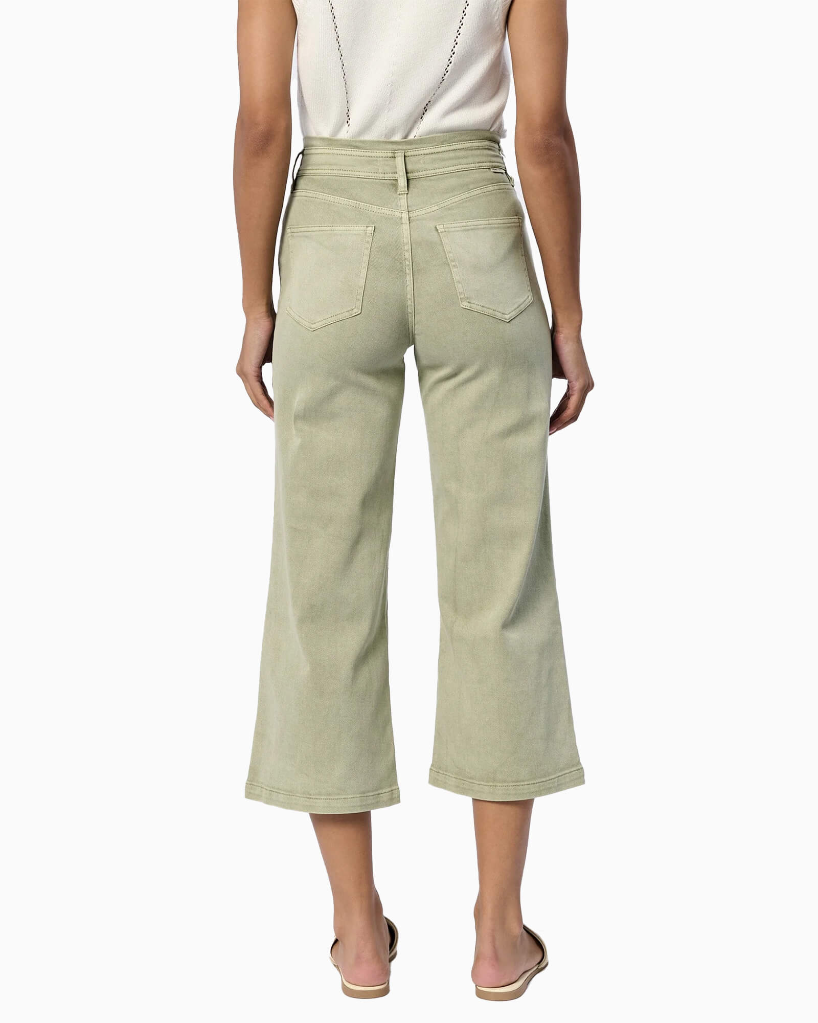 Audrey Wide Leg Jean Sage