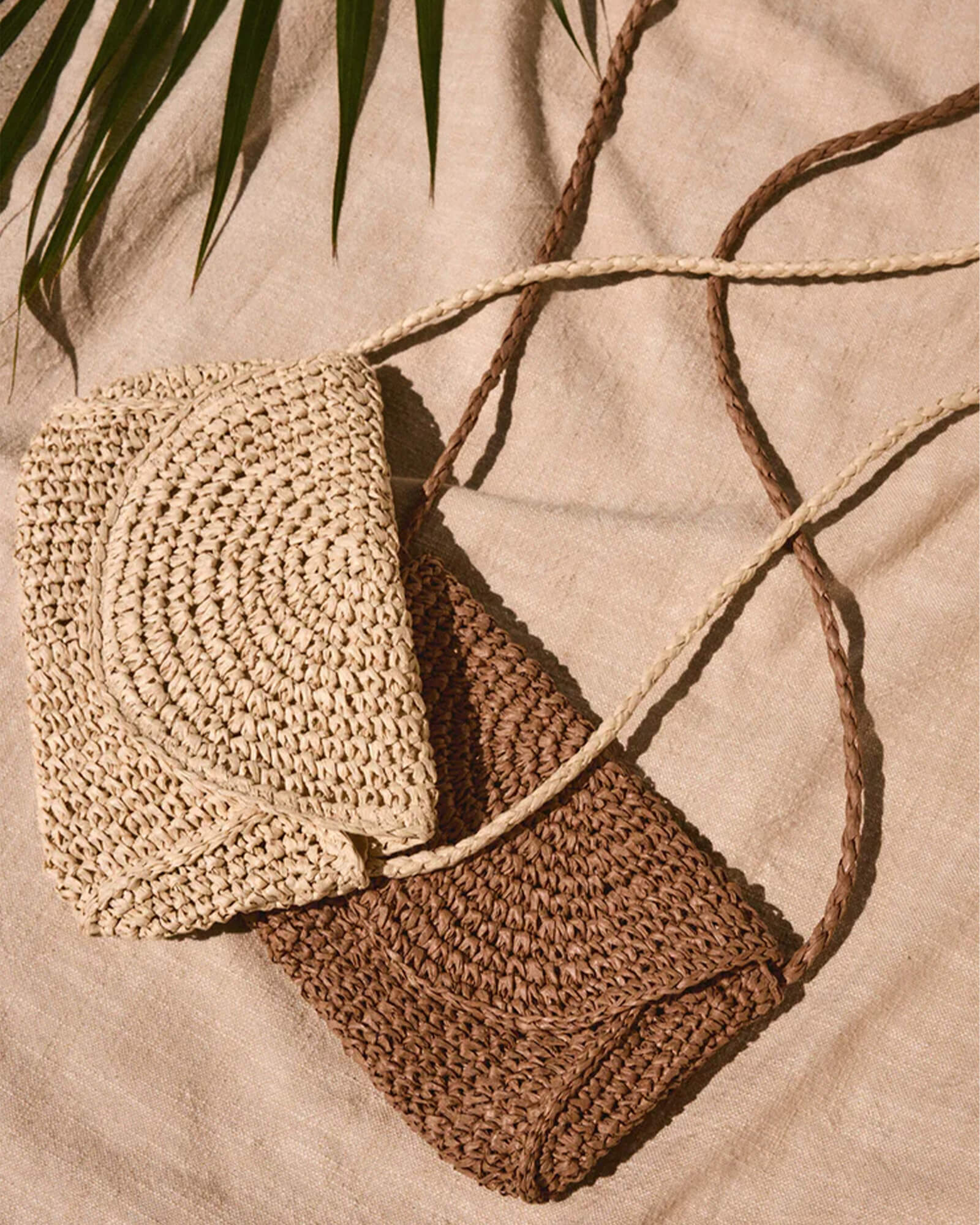 Sand Dollar Mini Straw Bag Natural
