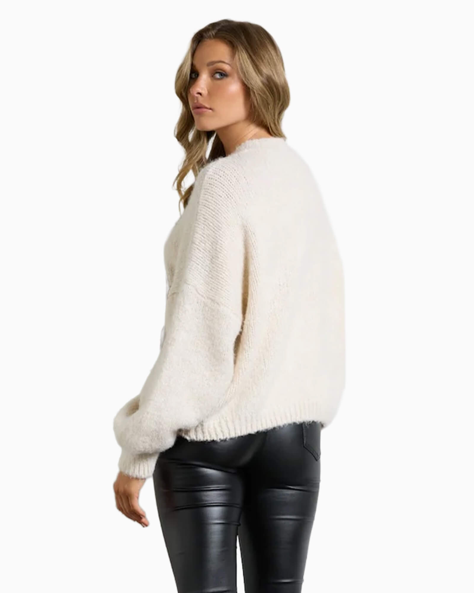 Von Dutch Bear Jacquard Sweater