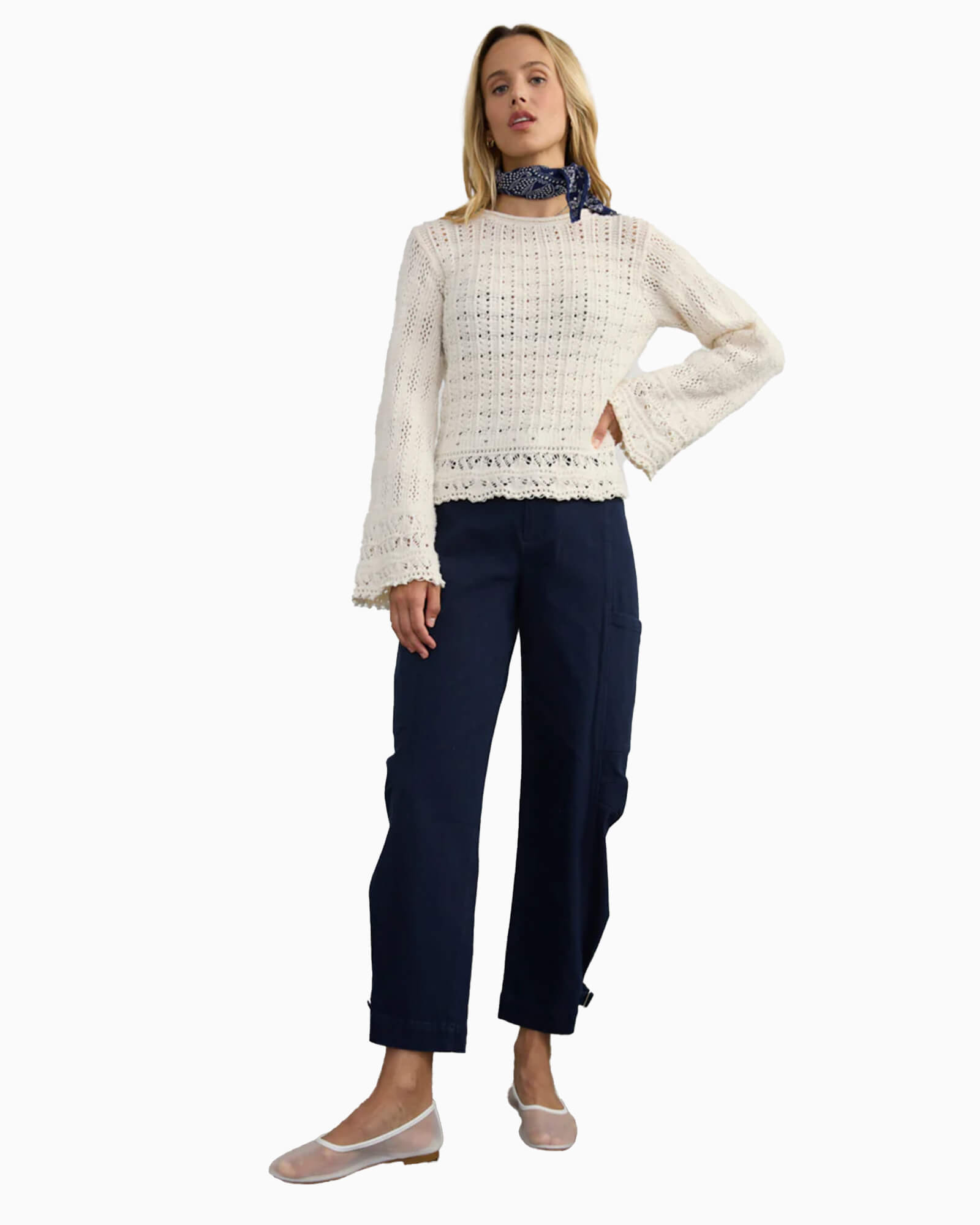 Bell Sleeve Pullover