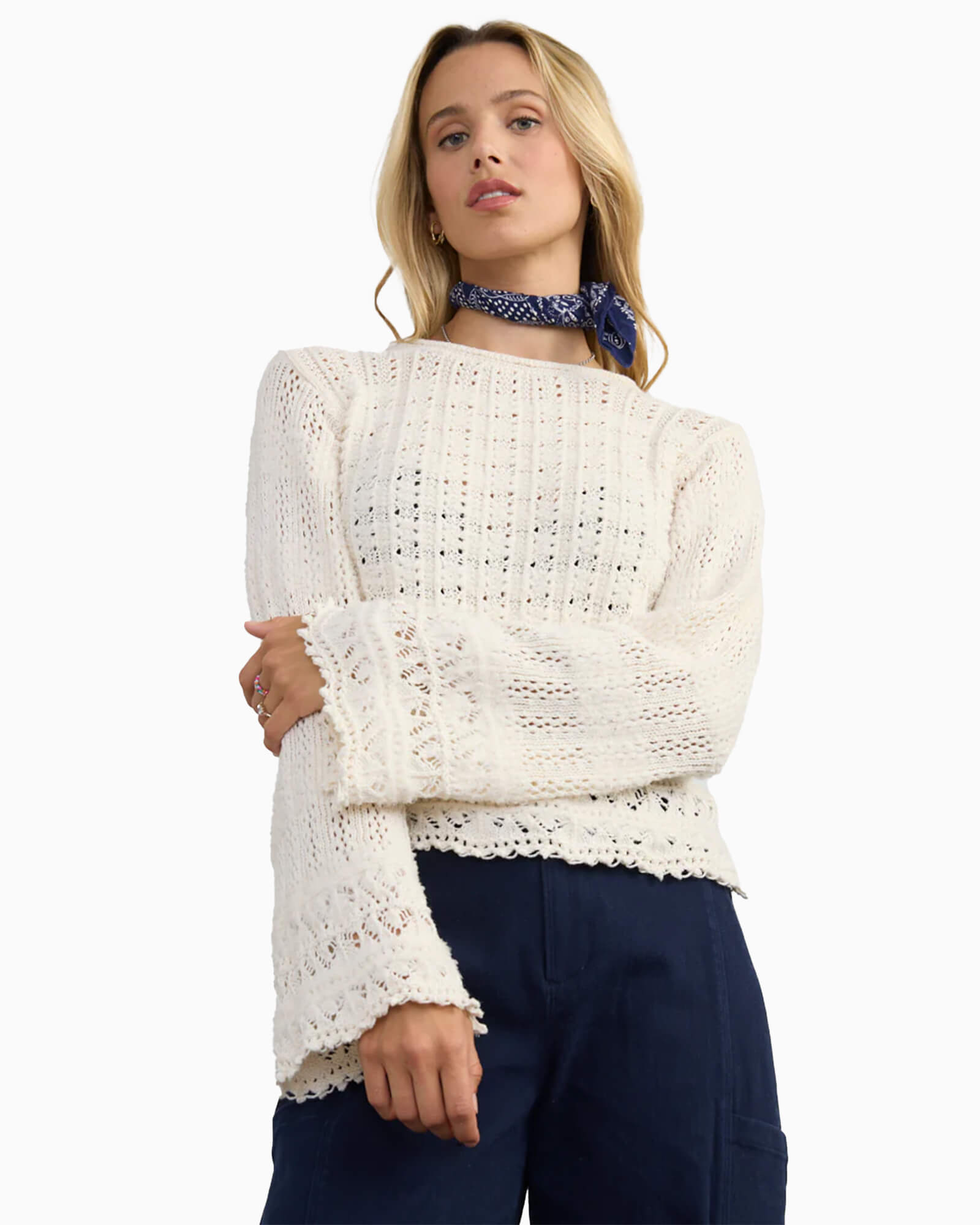 Bell Sleeve Pullover