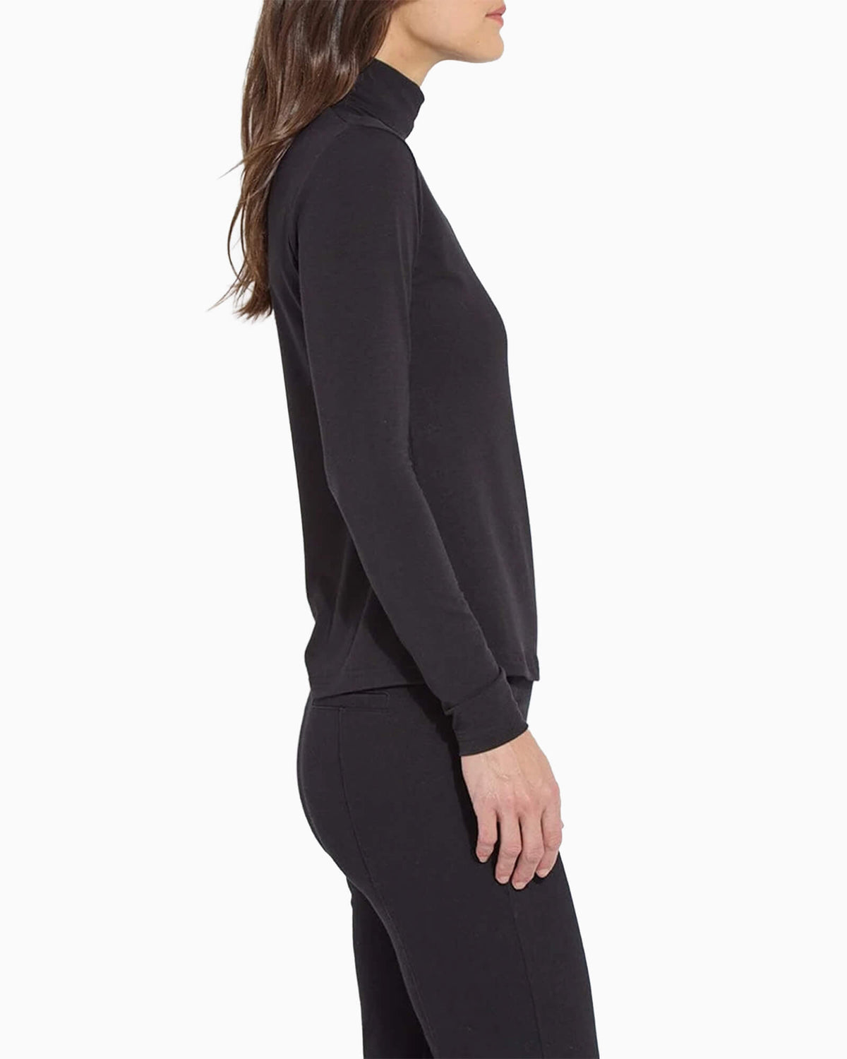 Essential Long Sleeve Turtleneck Black