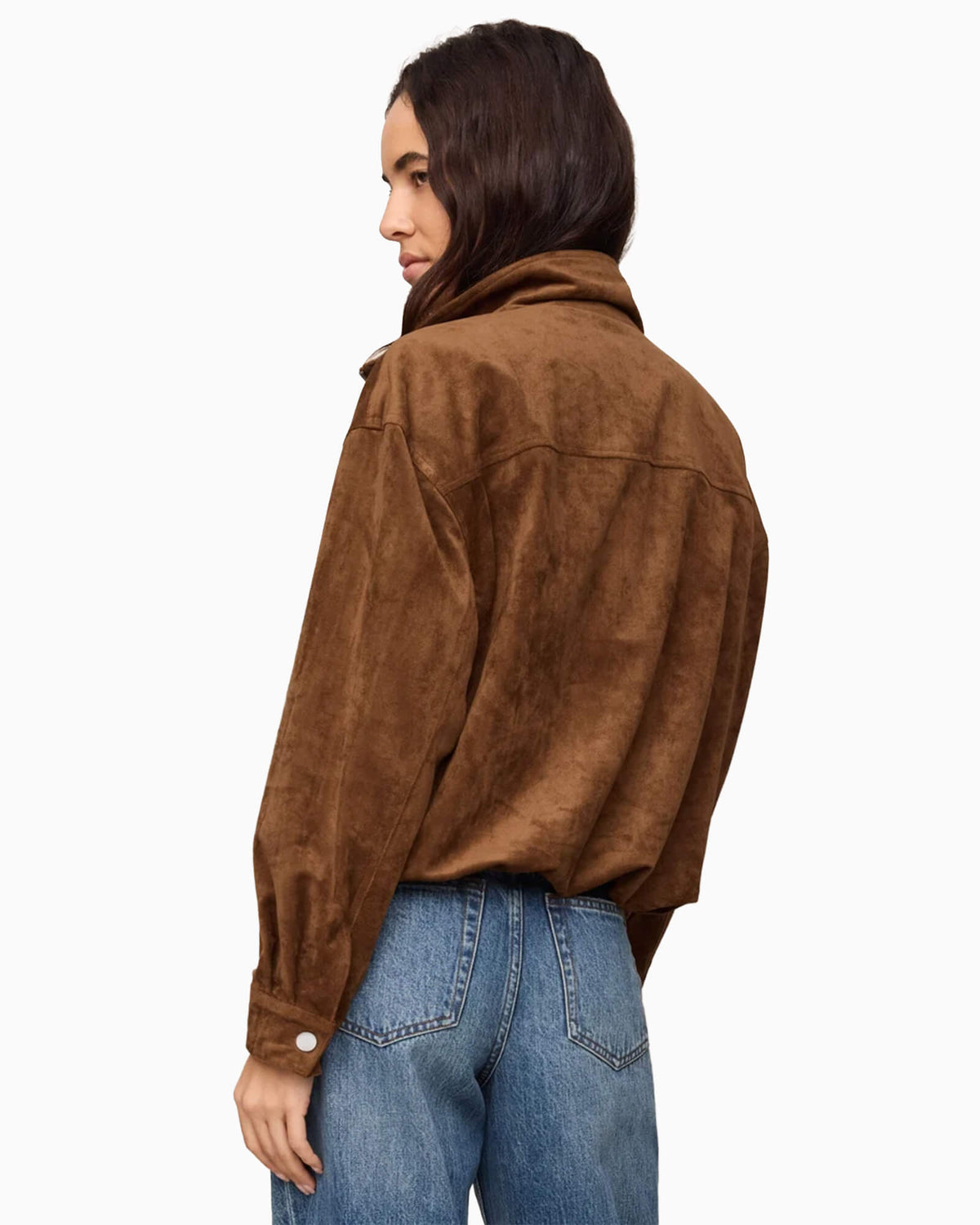 Corin Bubble Hem Jacket - Purple Poppy