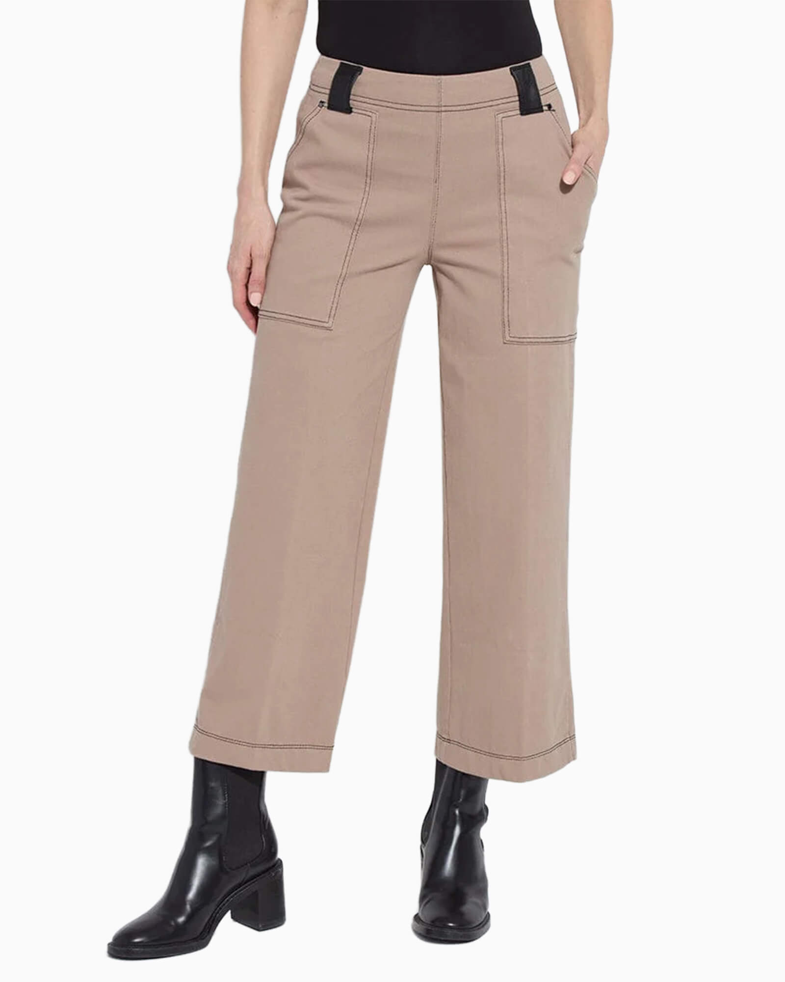 Valerie Wide Leg Crop Denim