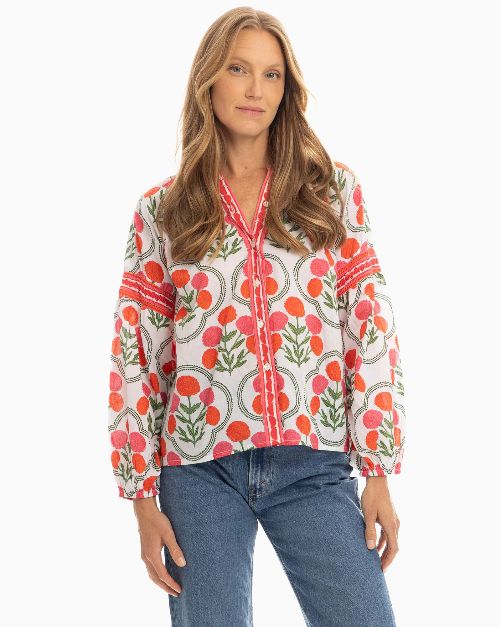 Carlie Blouse Sorbet