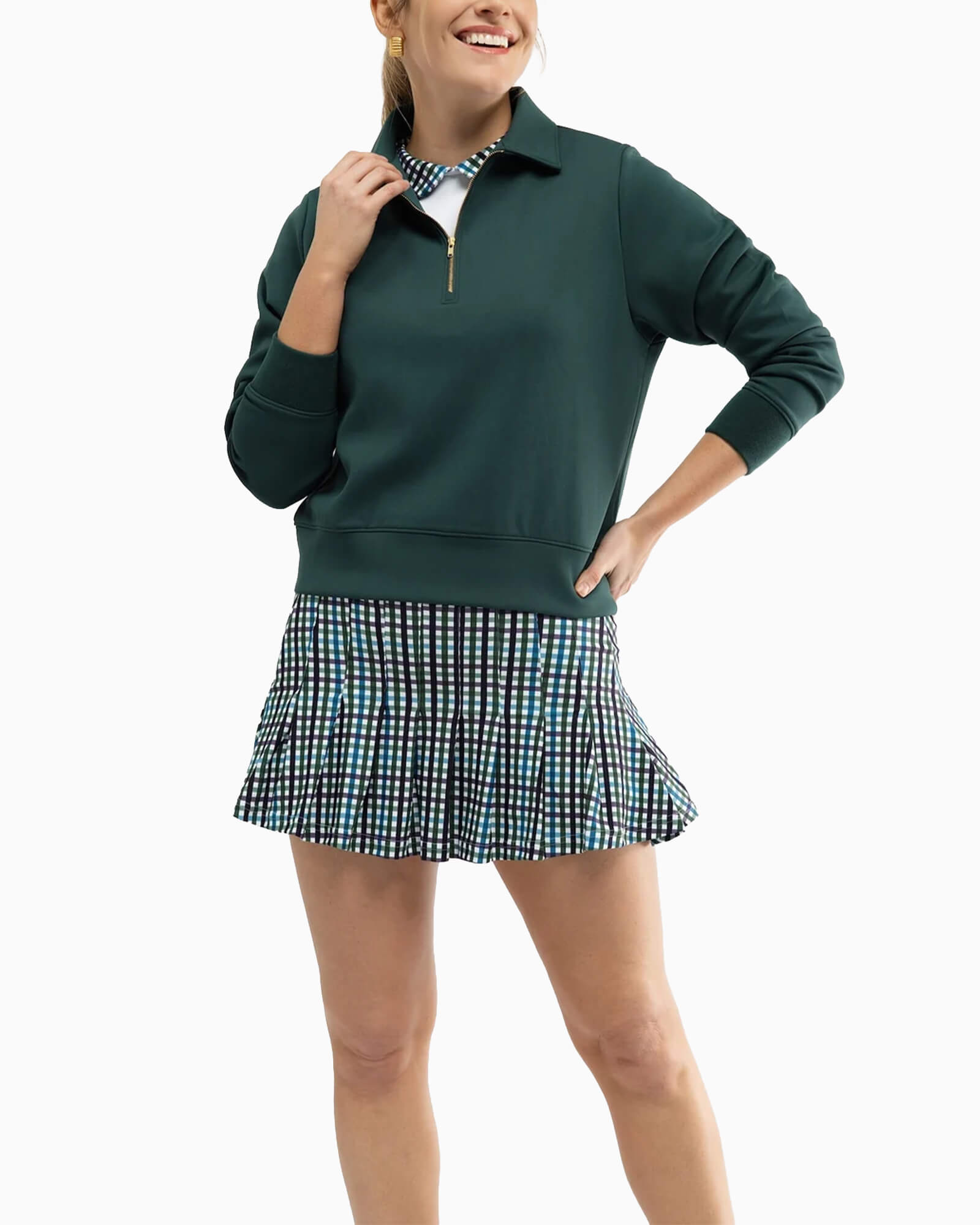 Chase Quarter Zip Rosemary