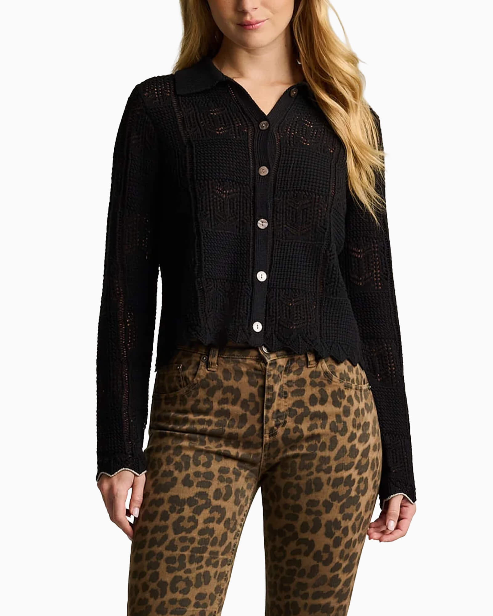 Checkmate Cotton Cardigan