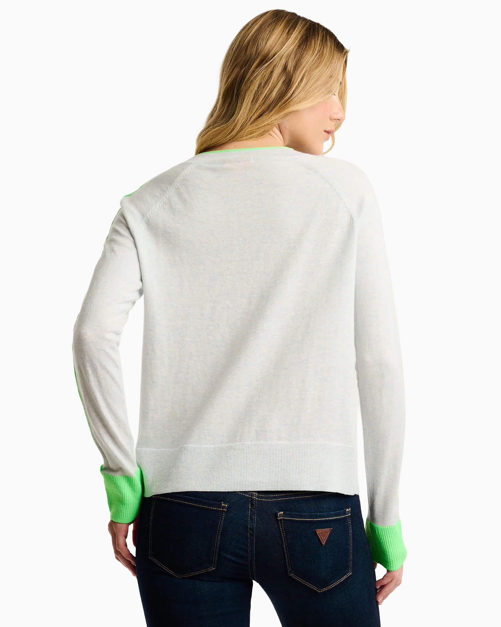 City Chic Sweater Blue Ice - Purple Poppy