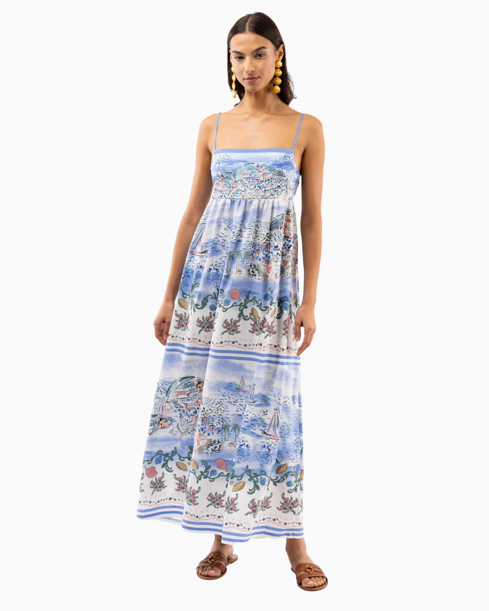 The Cleobella Dress Sea Mural | Women's Clothing The Cleobella Dress Sea Mural | Women's Clothing