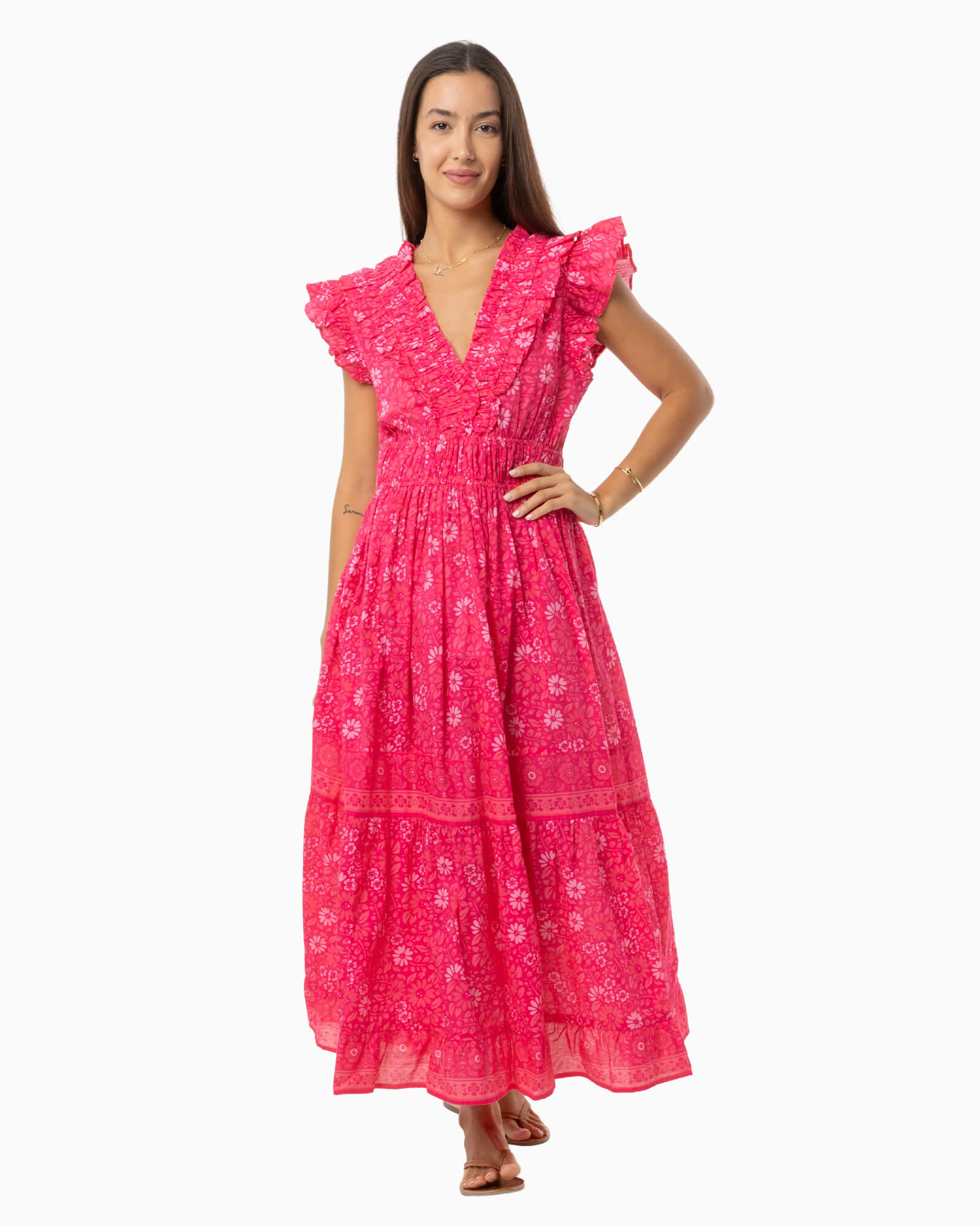 Cora Dress Magenta