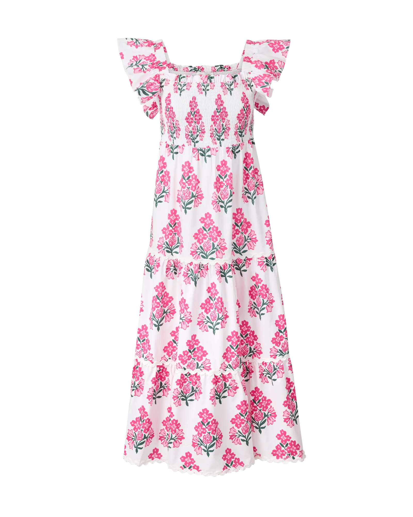 Debra Smocked Midi Dress