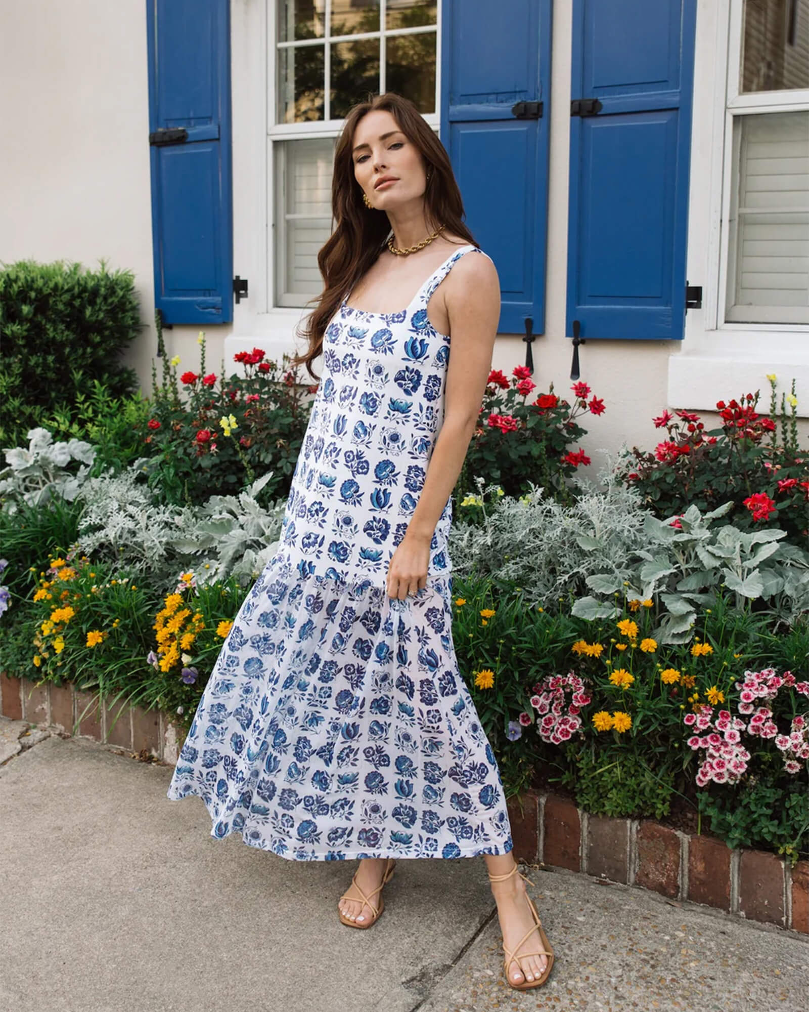 The Della Dress Tidal Tile