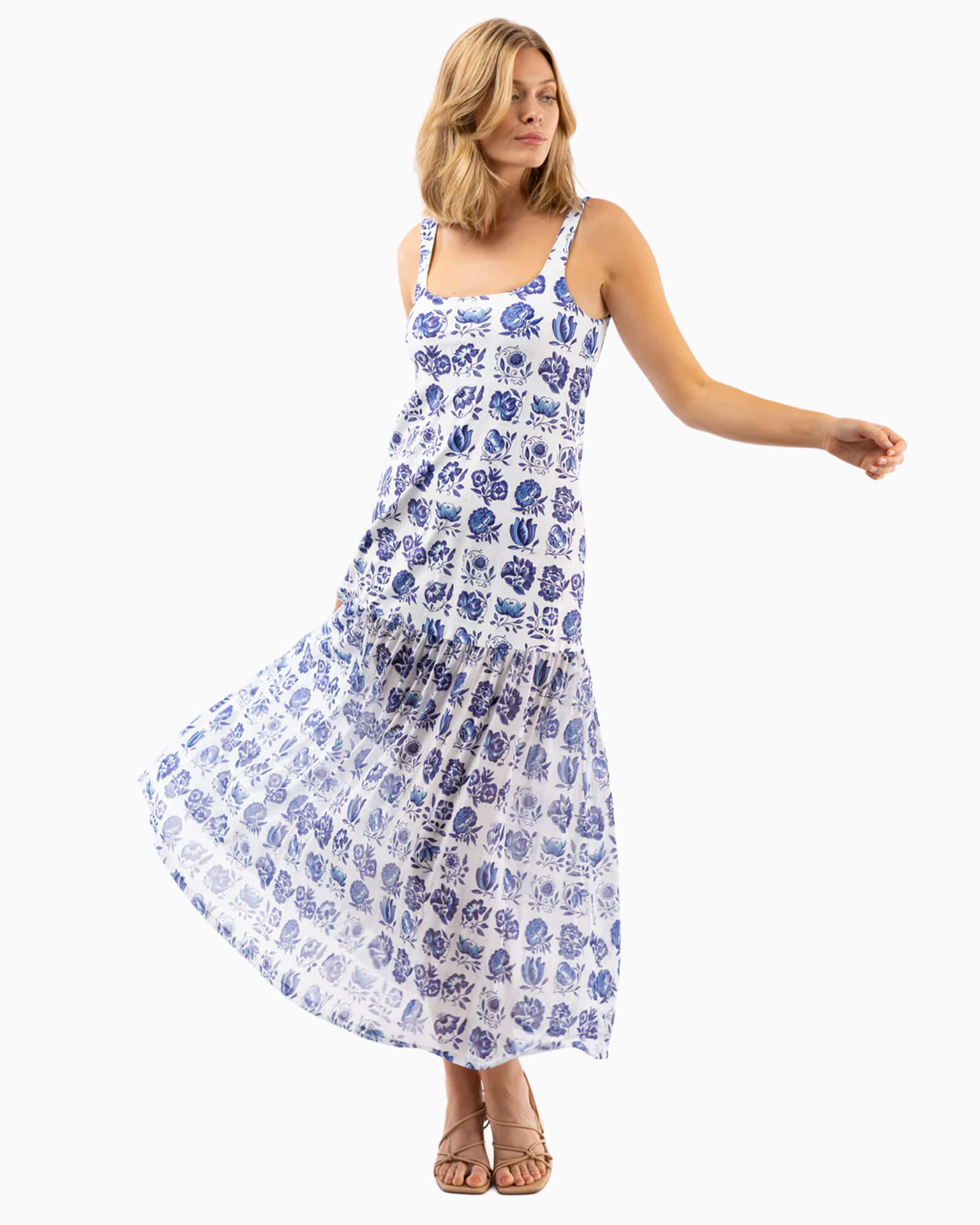 The Della Dress Tidal Tile