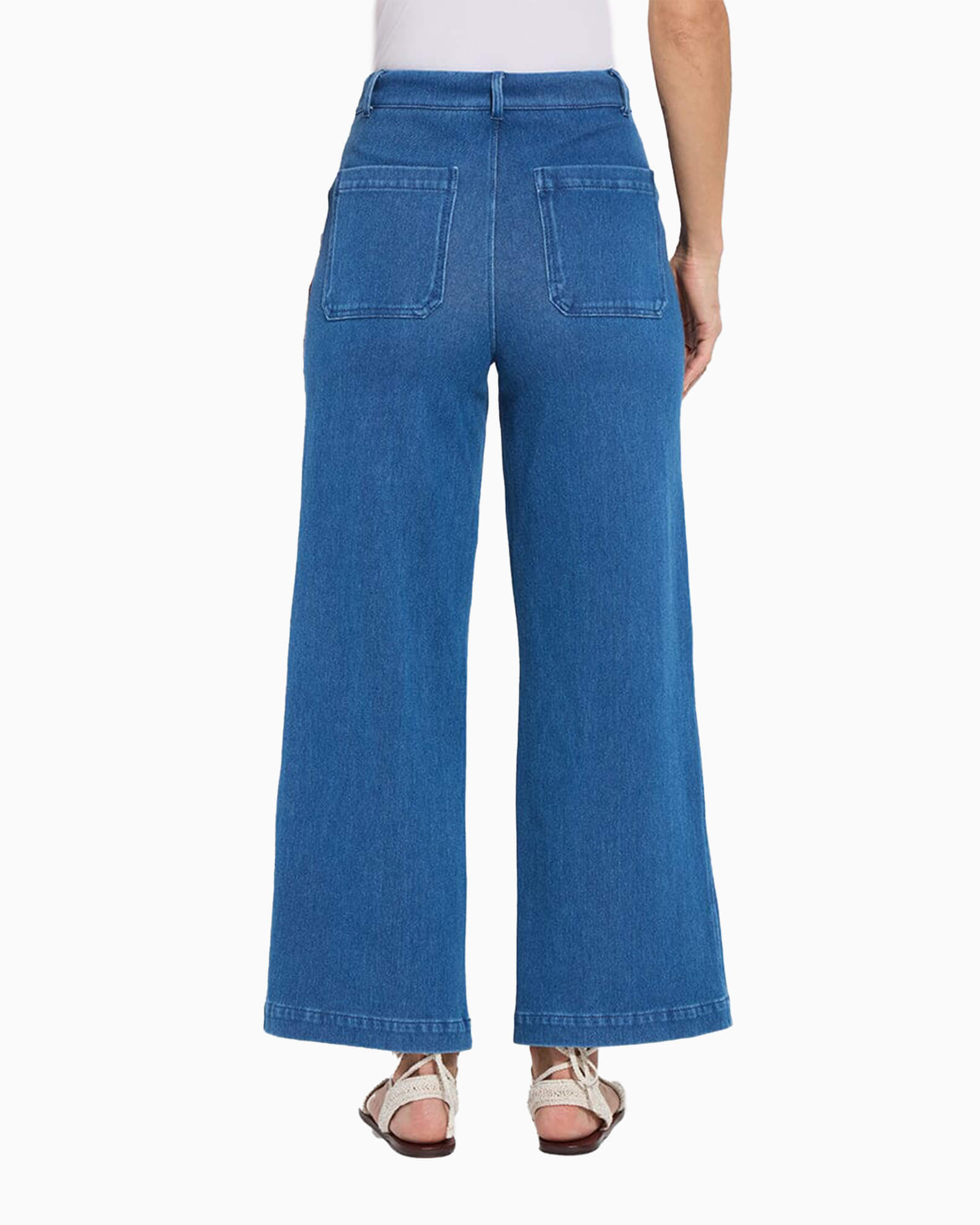 Mallory Sailor High Waist Wide Leg Denim