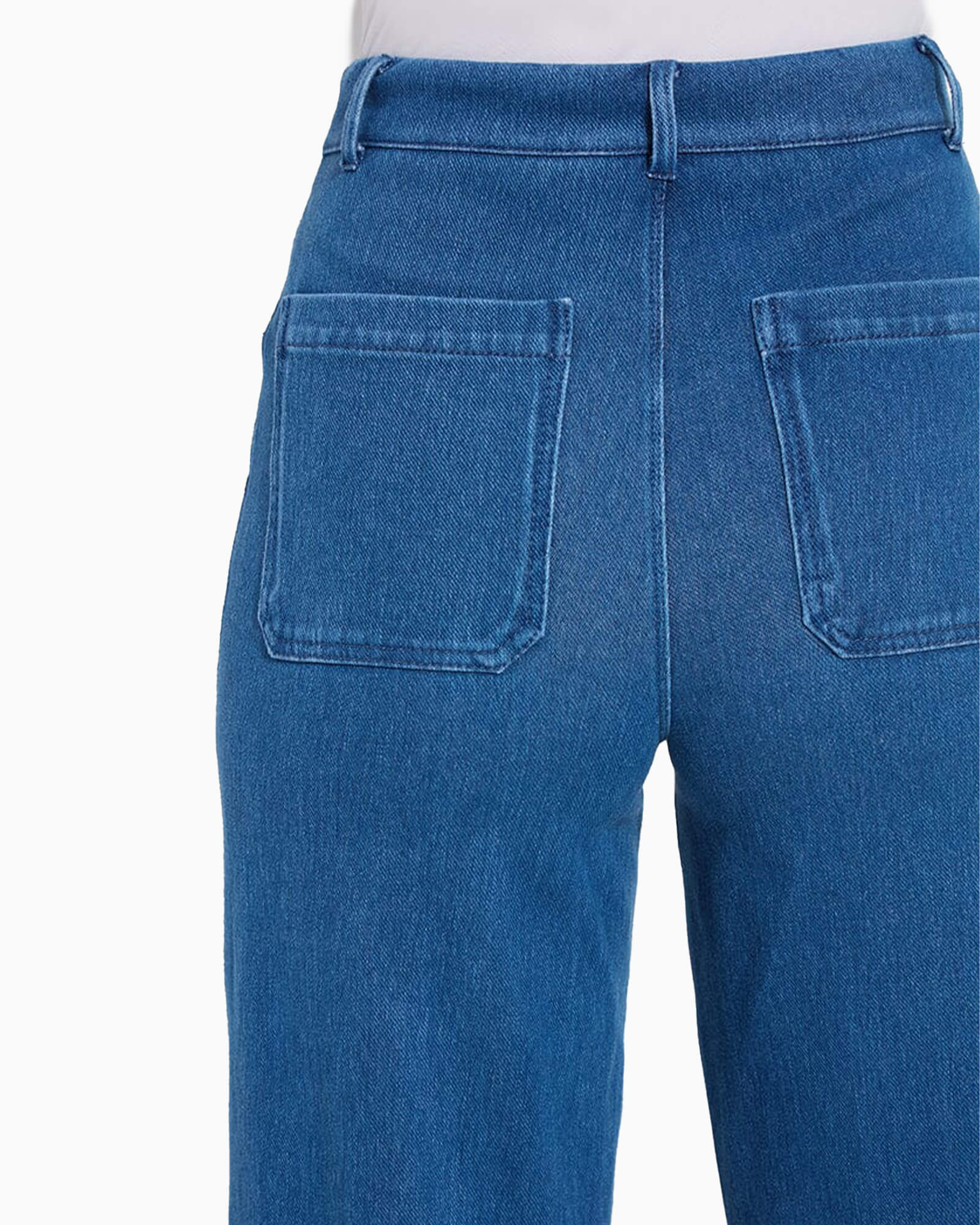 Mallory Sailor High Waist Wide Leg Denim