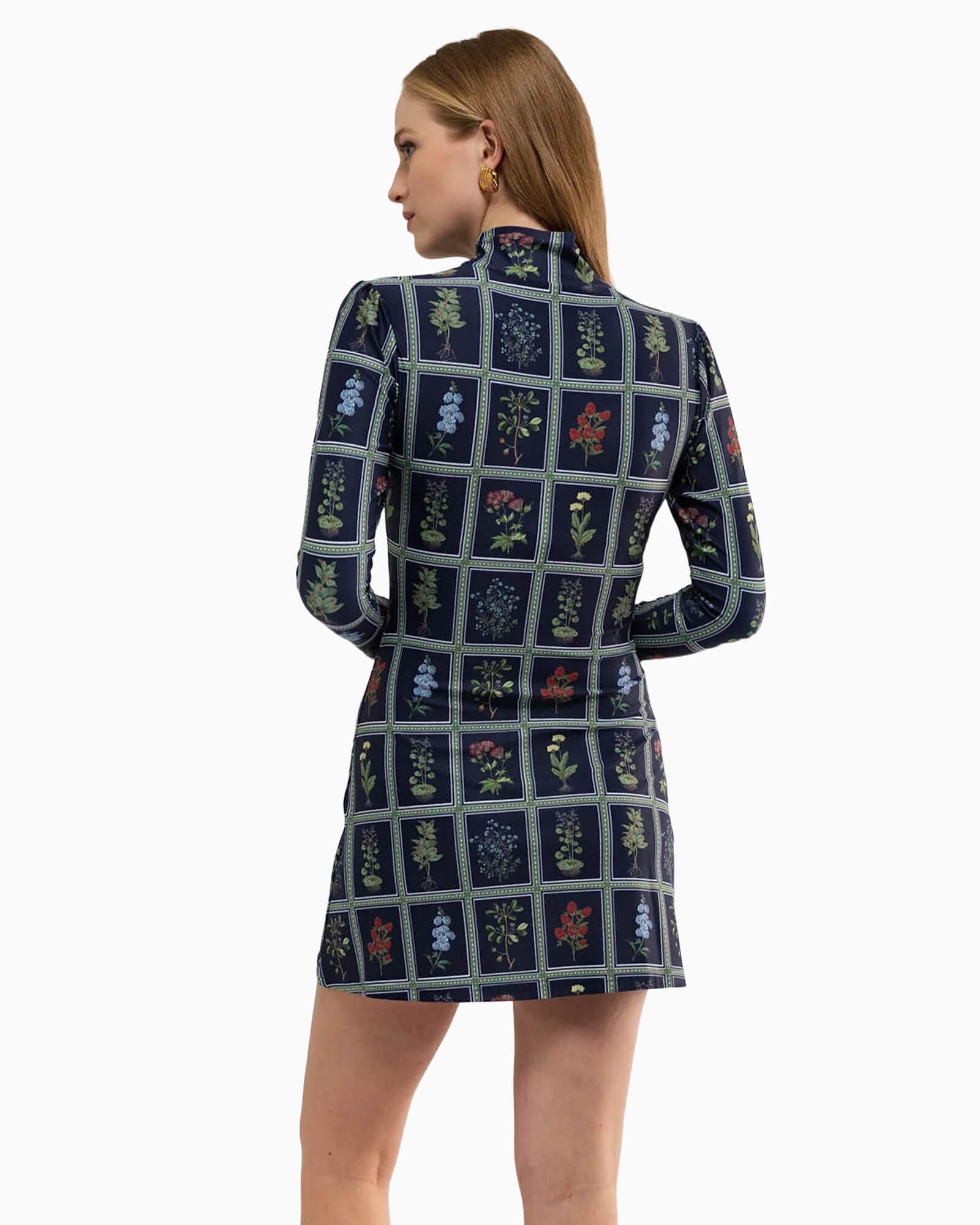 Dottie Dress - Gardeners Window Navy