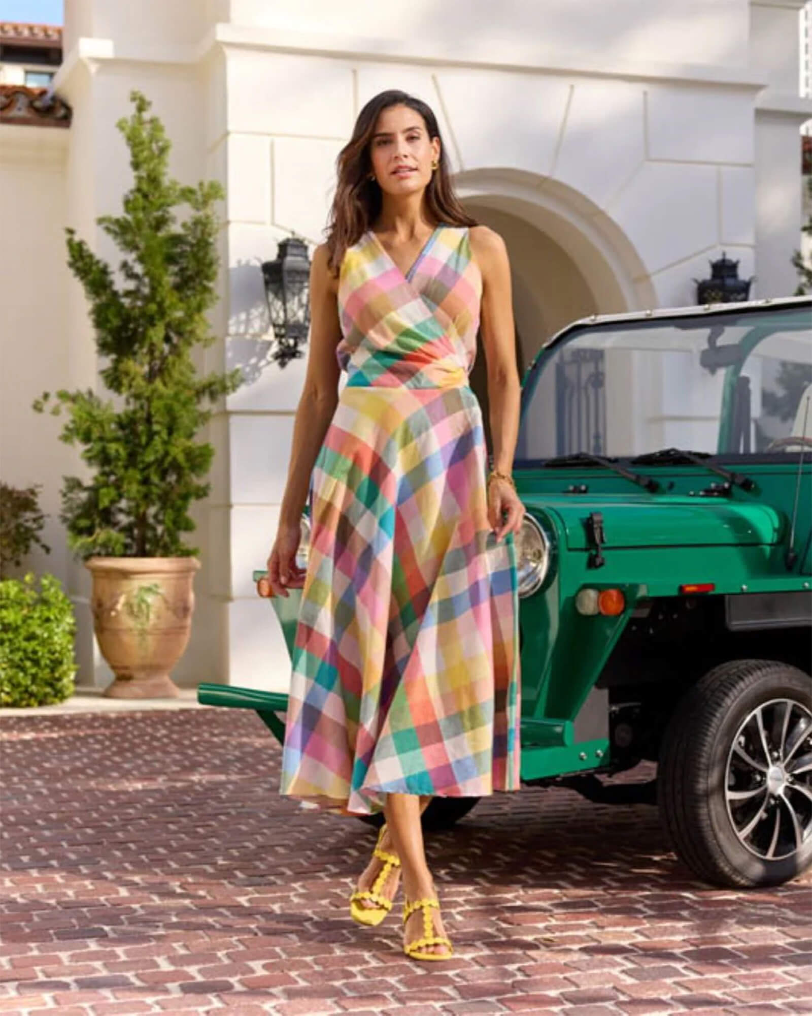 Easton Dress Stretch Linen