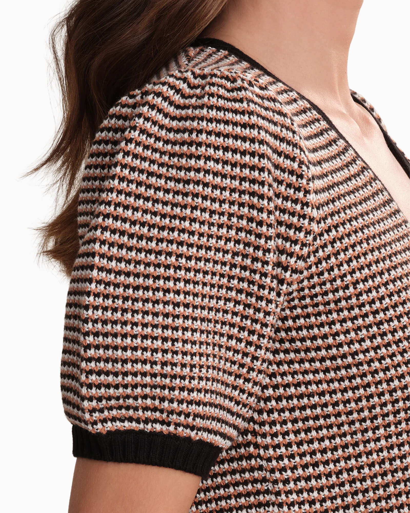 Elaine Puff Sleeve Tie Front Top