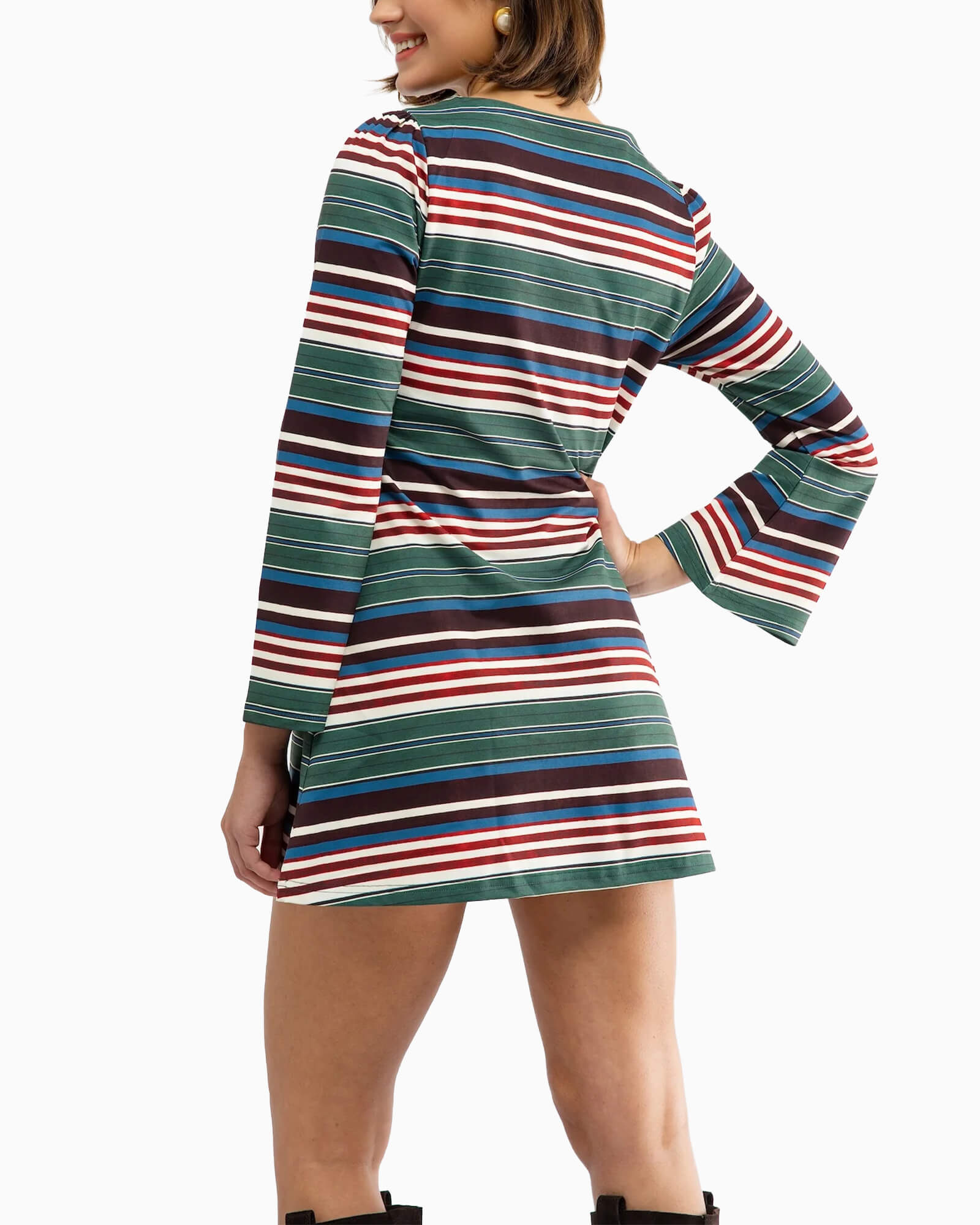Ellen Dress Crew Stripe