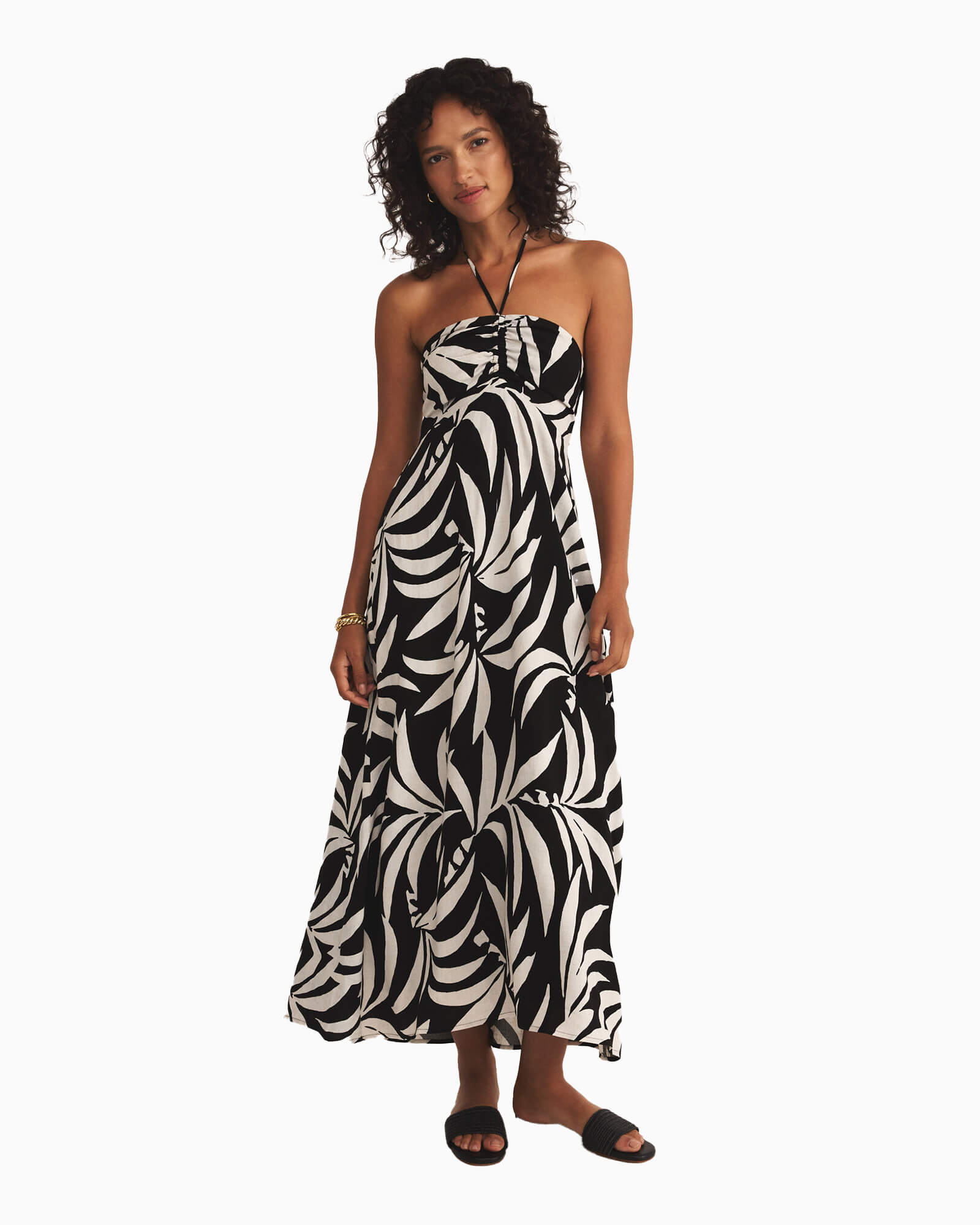 Elodi Vacances Midi Dress Black