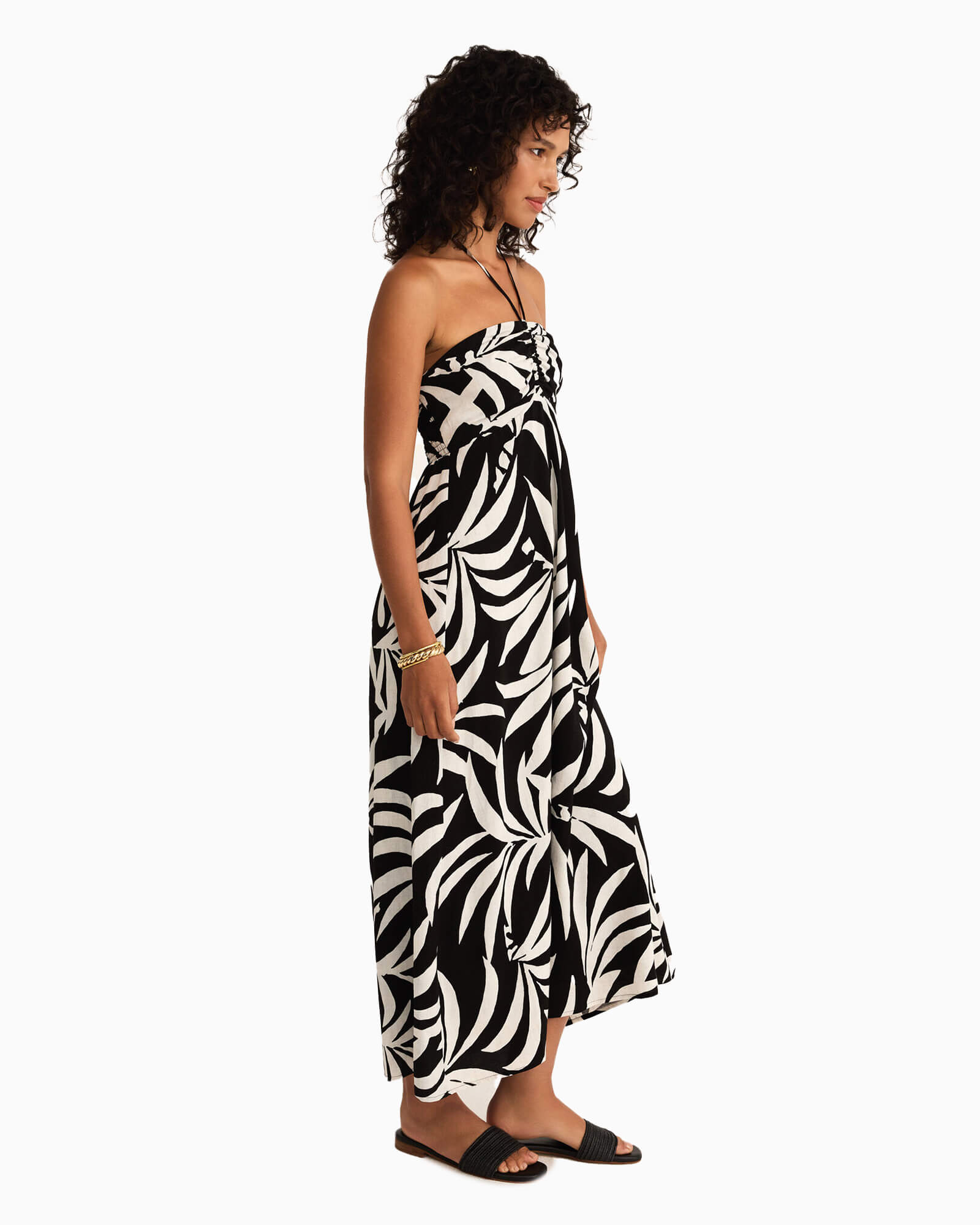 Elodi Vacances Midi Dress Black