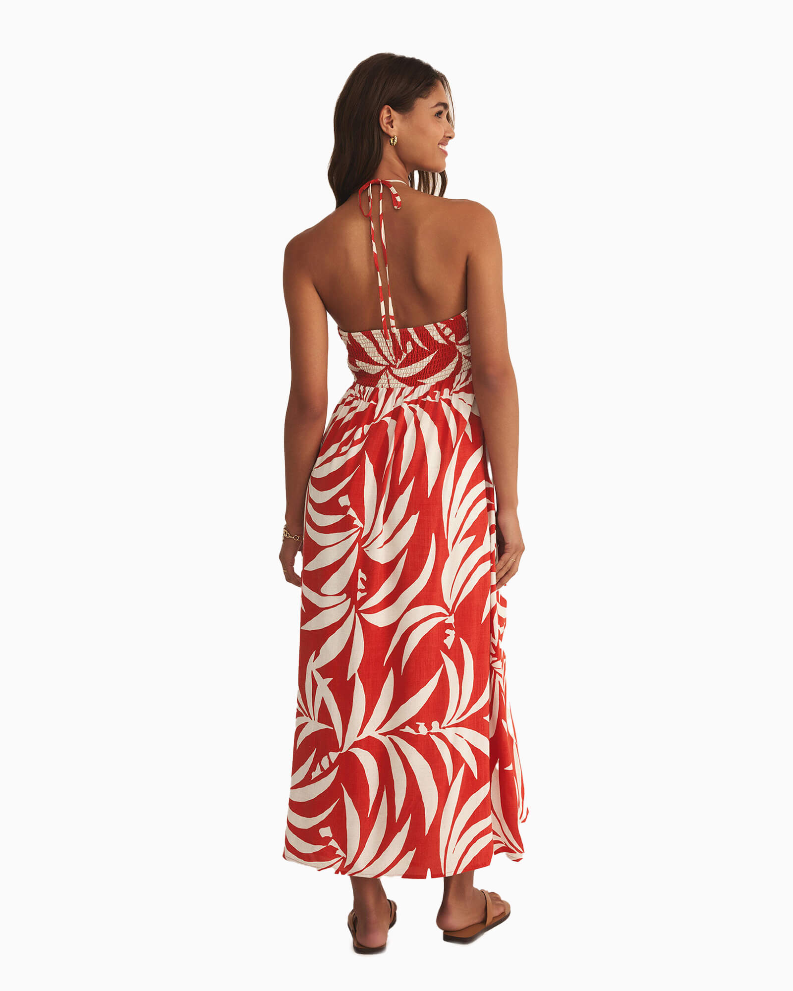 Elodi Vacances Midi Dress Cabana Red