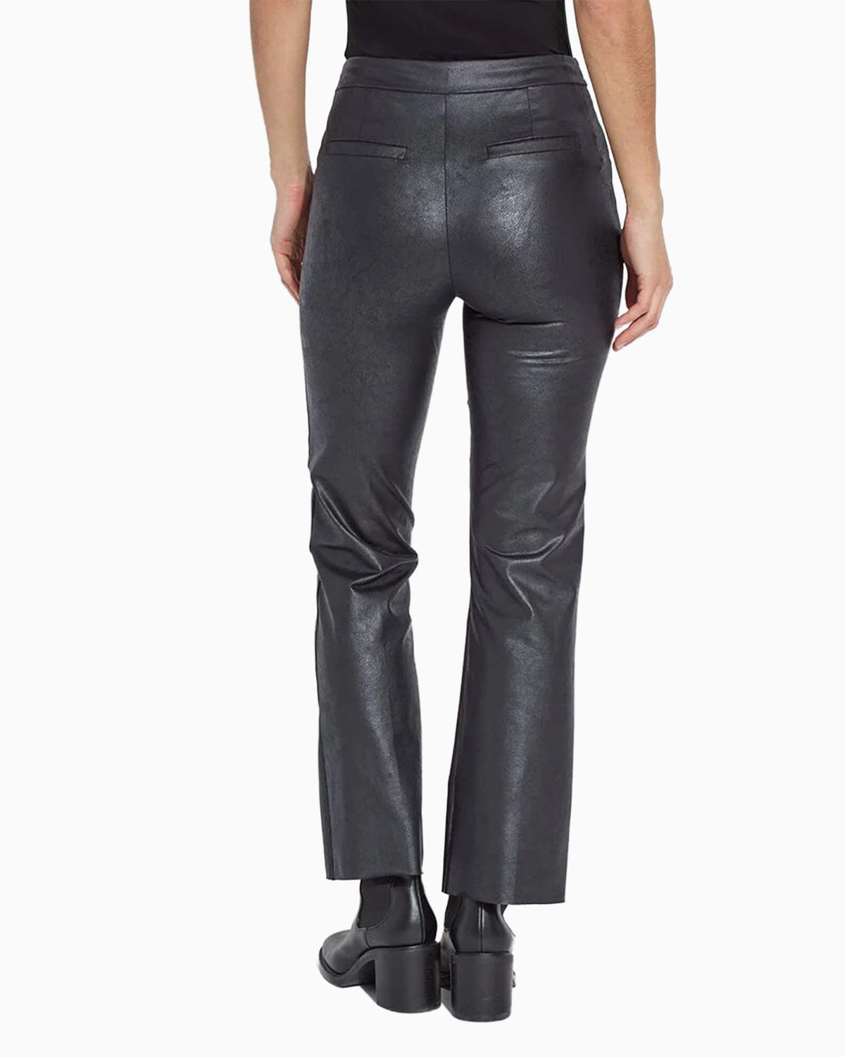 Elysse Foiled Leather Pant