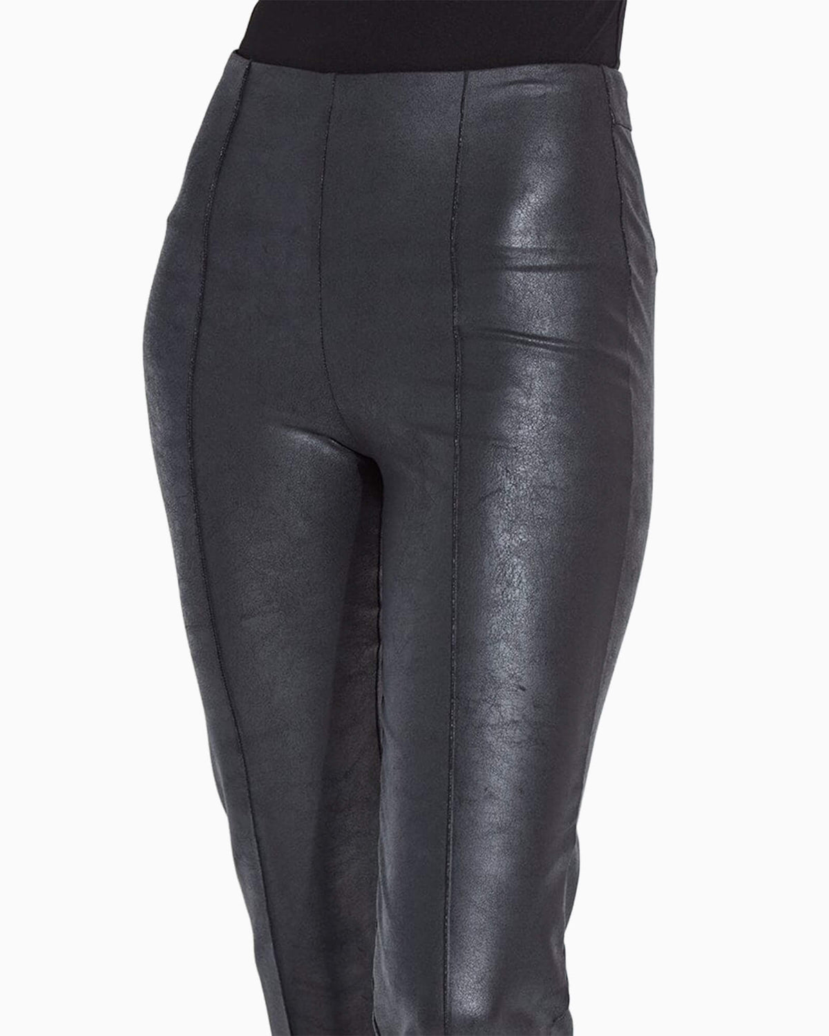 Elysse Foiled Leather Pant