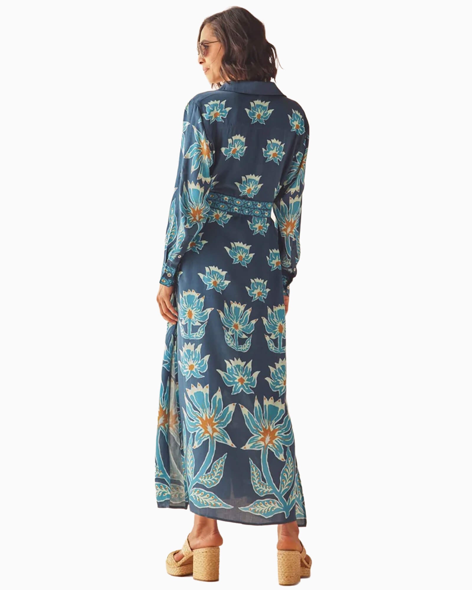 Emma Shirt Dress Adya Baltic - Purple Poppy