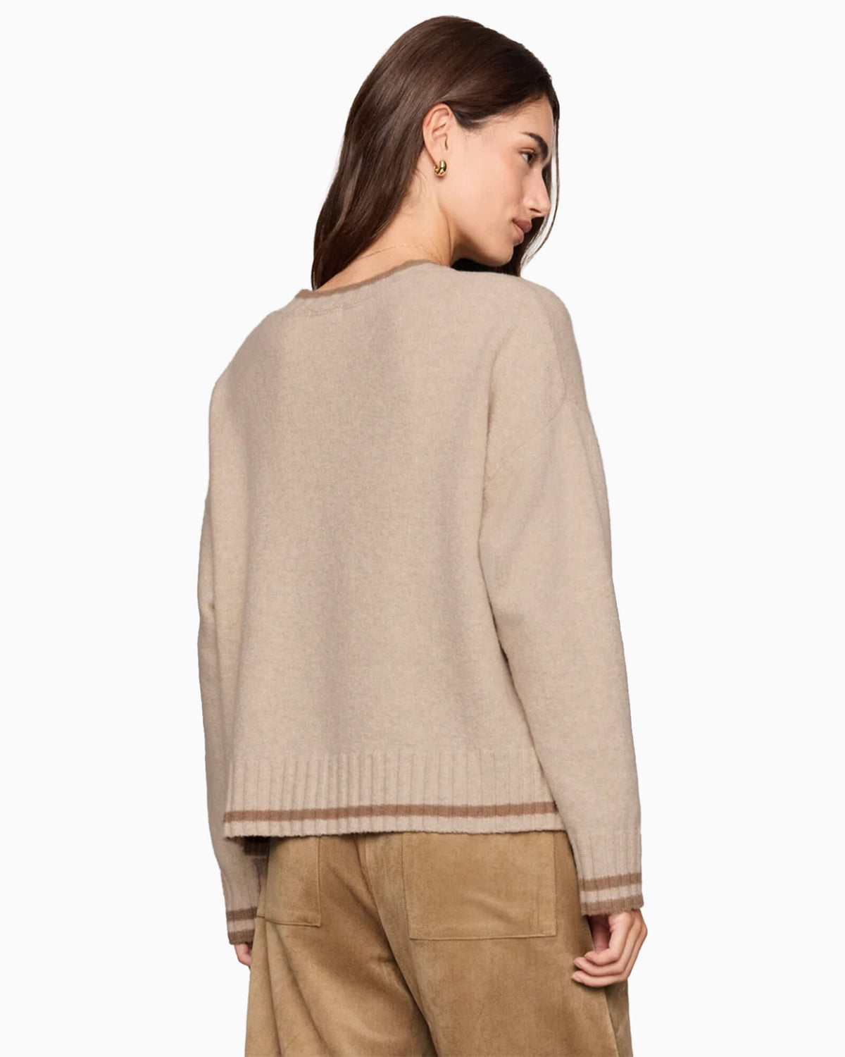 Endure V-Neck Sweater - Purple Poppy