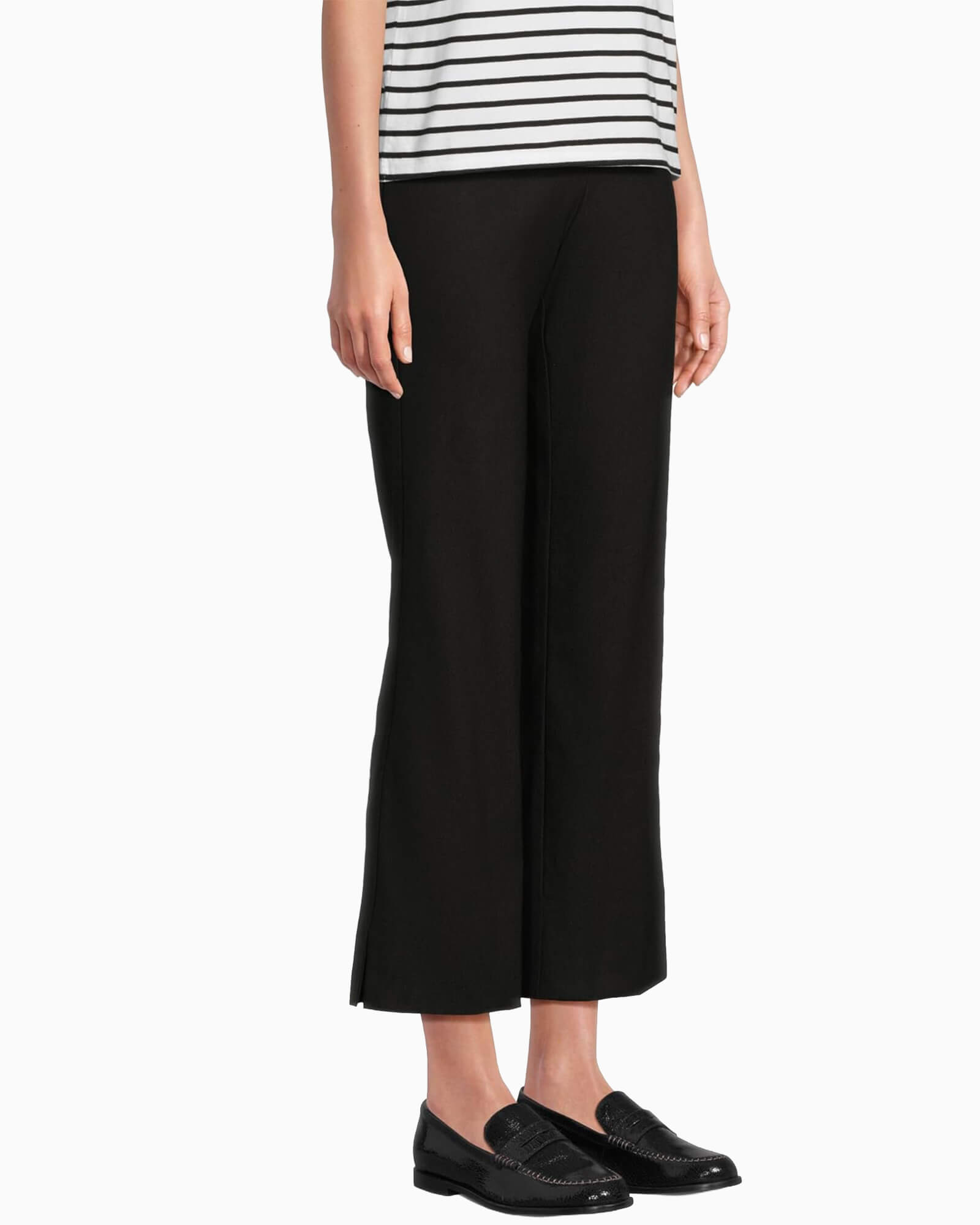 Krazy Larry Pull-On Wide Ankle Pant Black