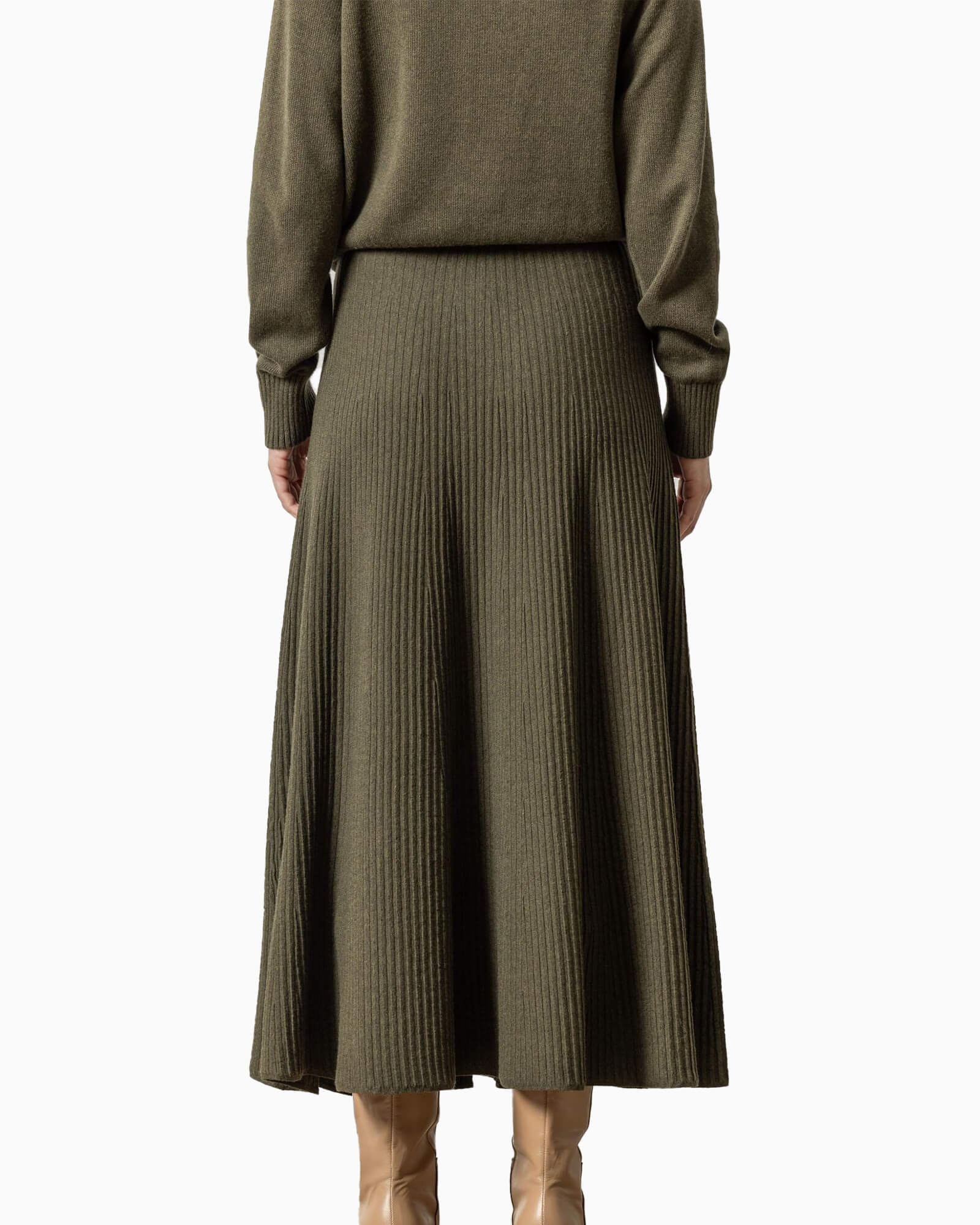 Flared Sweater Skirt