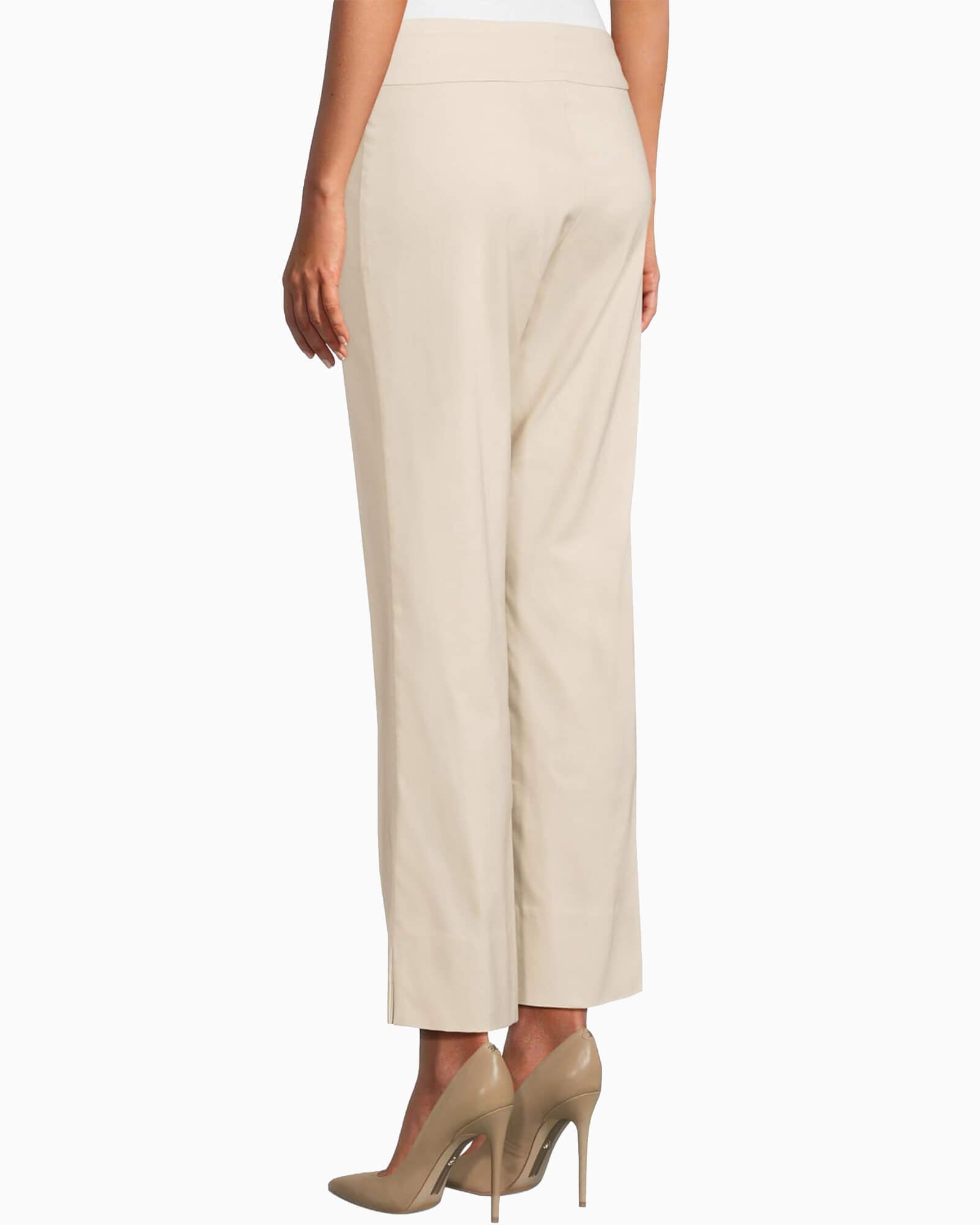 Krazy Larry Pull-On Wide Ankle Pant Stone