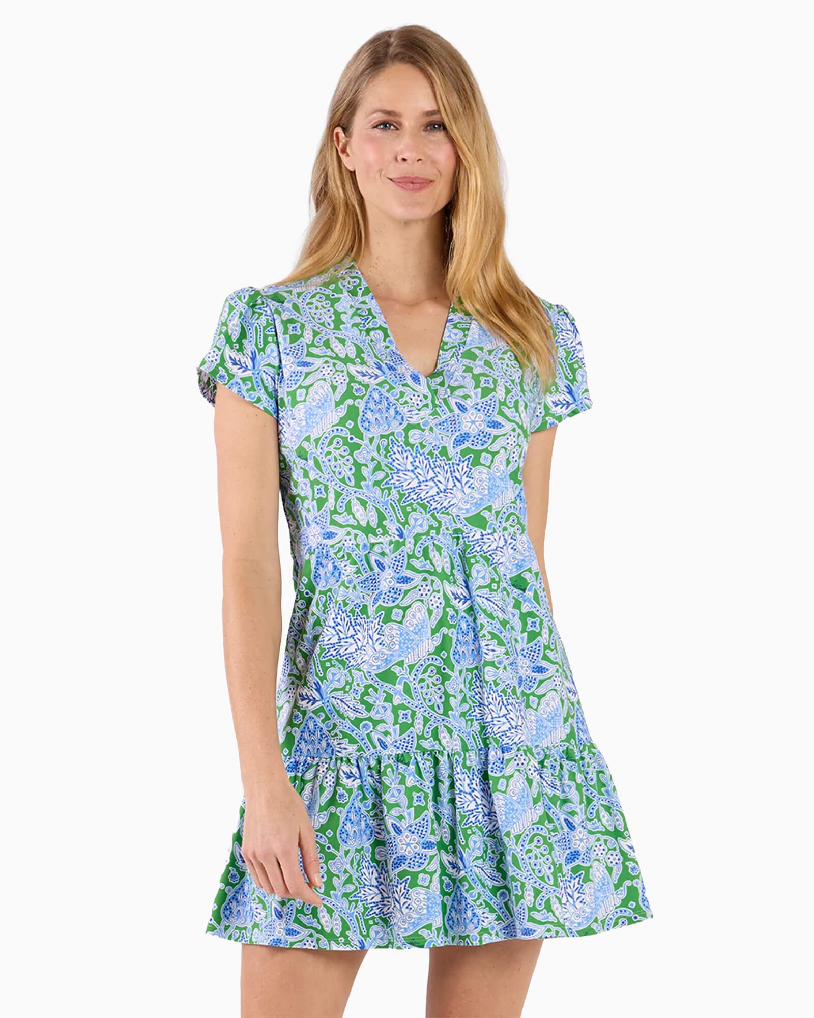 Ginger Dress Butterfly Botanical Grass