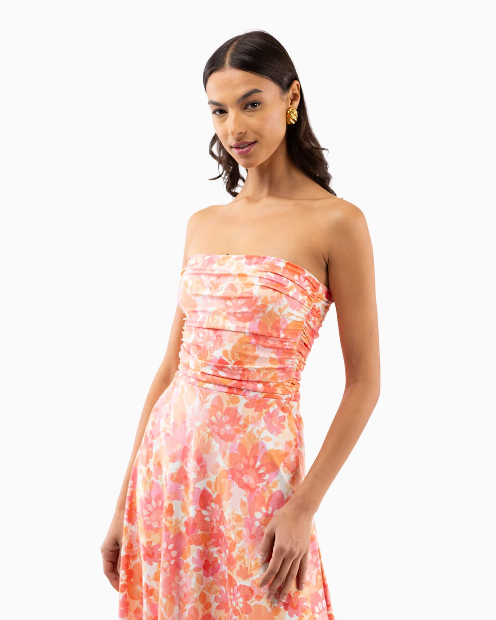 The Gloria Dress Dusk Flora