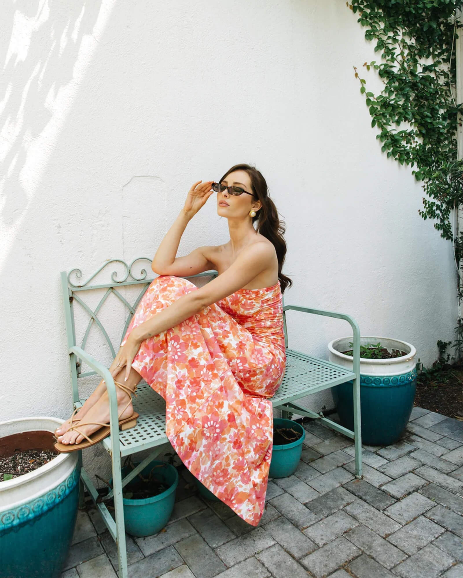 The Gloria Dress Dusk Flora
