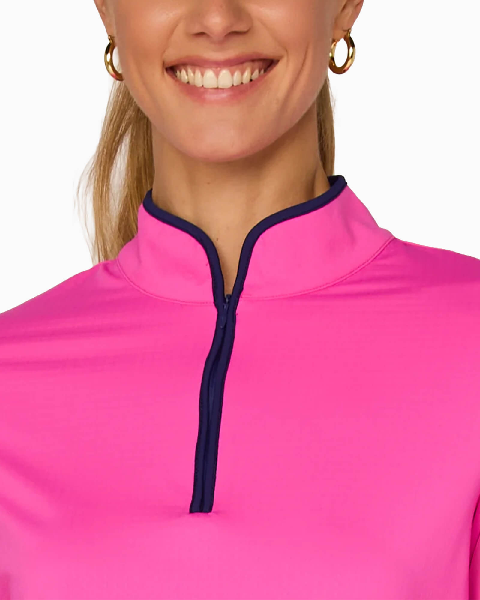 Women's Long Sleeve Performance Top Hot Pink