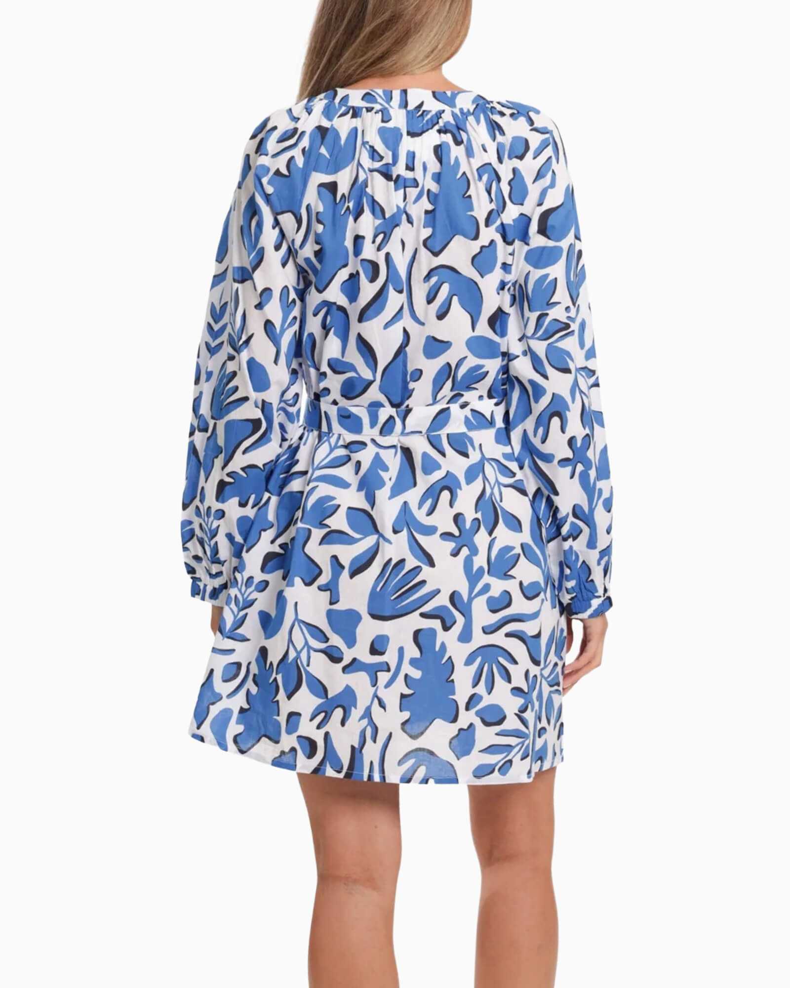 Grace Dress Allure Blue - Purple Poppy