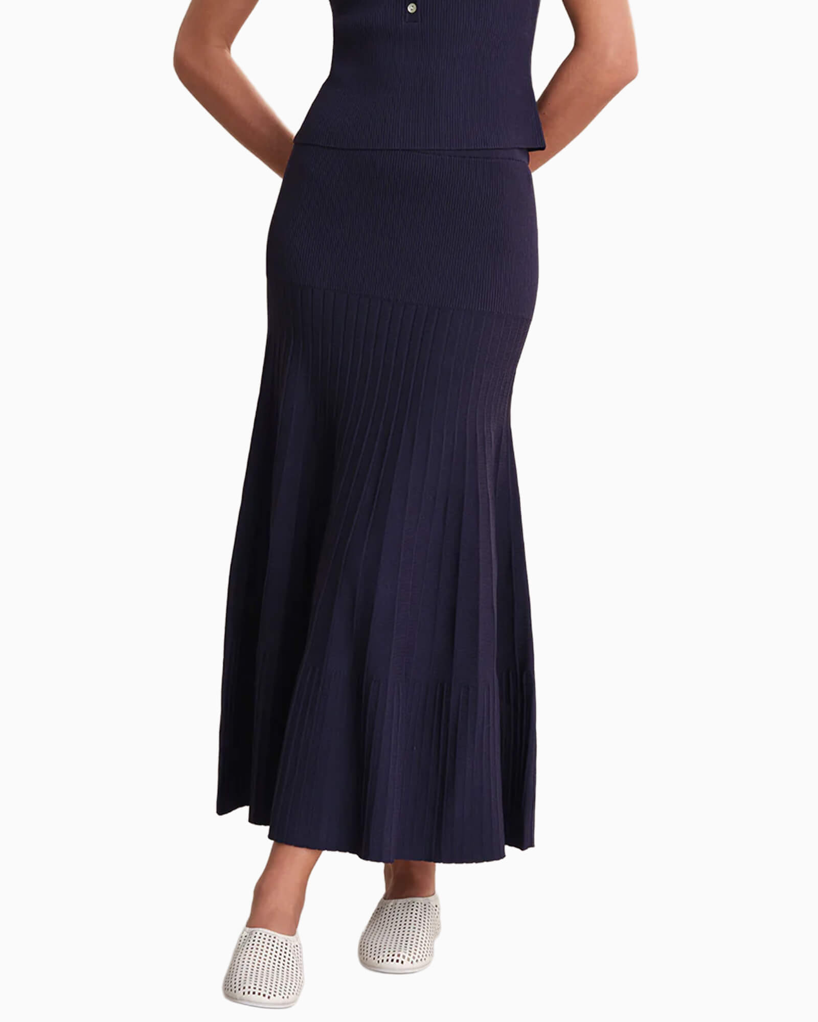Gwyneth Rib Maxi Skirt
